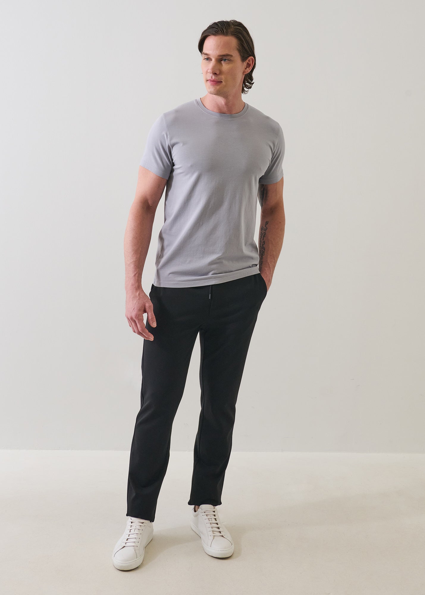 Active Stretch Drawstring Chino - PATRICK ASSARAF