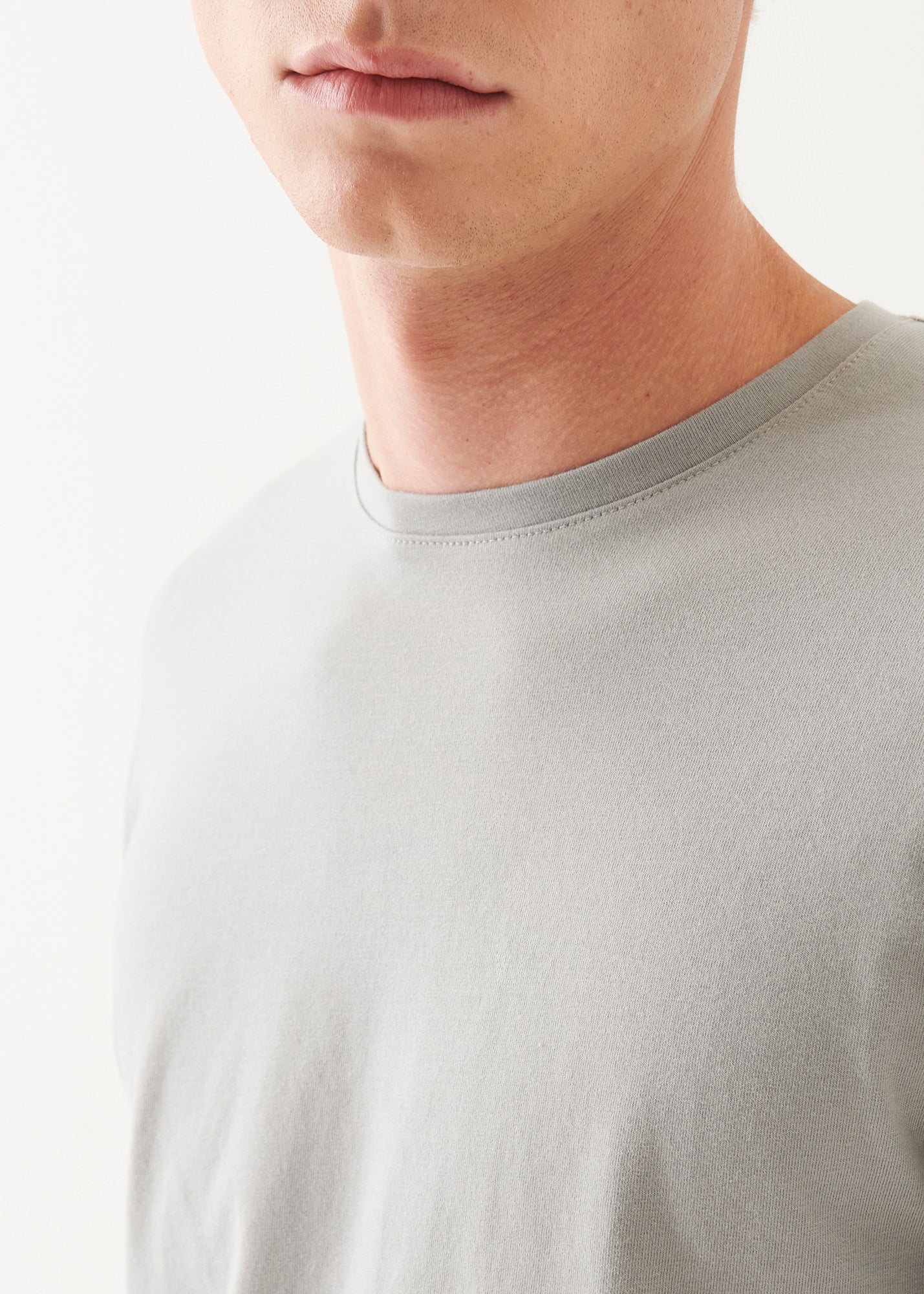 Pima Cotton Stretch Long Sleeve T-Shirt - PATRICK ASSARAF