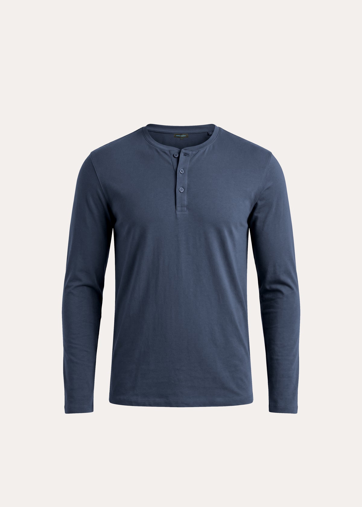 Pima Cotton Stretch Henley - PATRICK ASSARAF