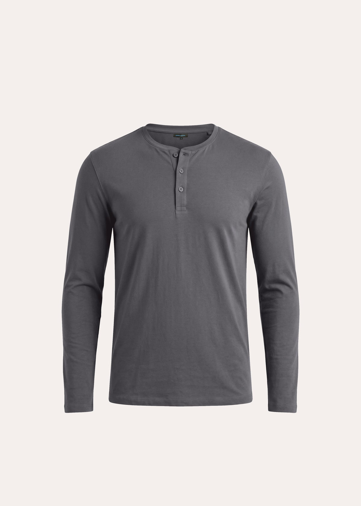 Pima Cotton Stretch Henley - PATRICK ASSARAF
