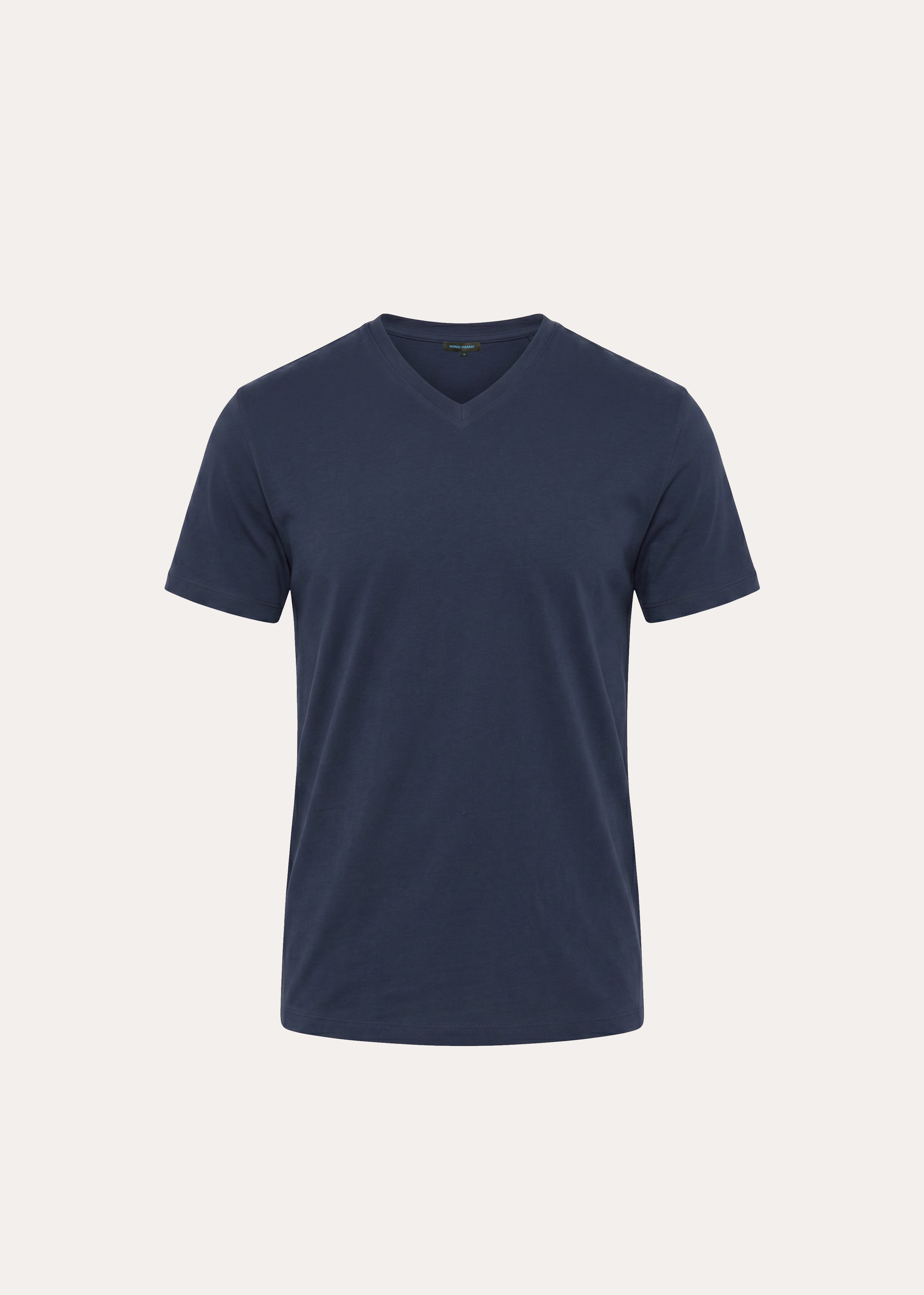 Pima Cotton Stretch V-Neck T-Shirt - PATRICK ASSARAF