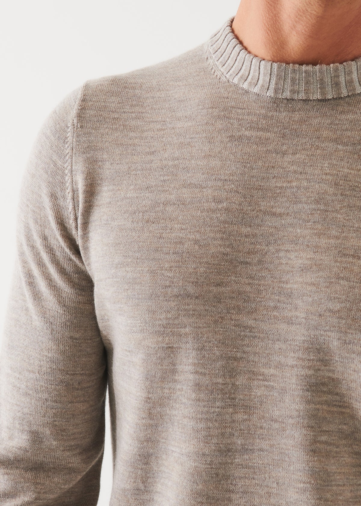 Plaited Merino Wool Crewneck - PATRICK ASSARAF