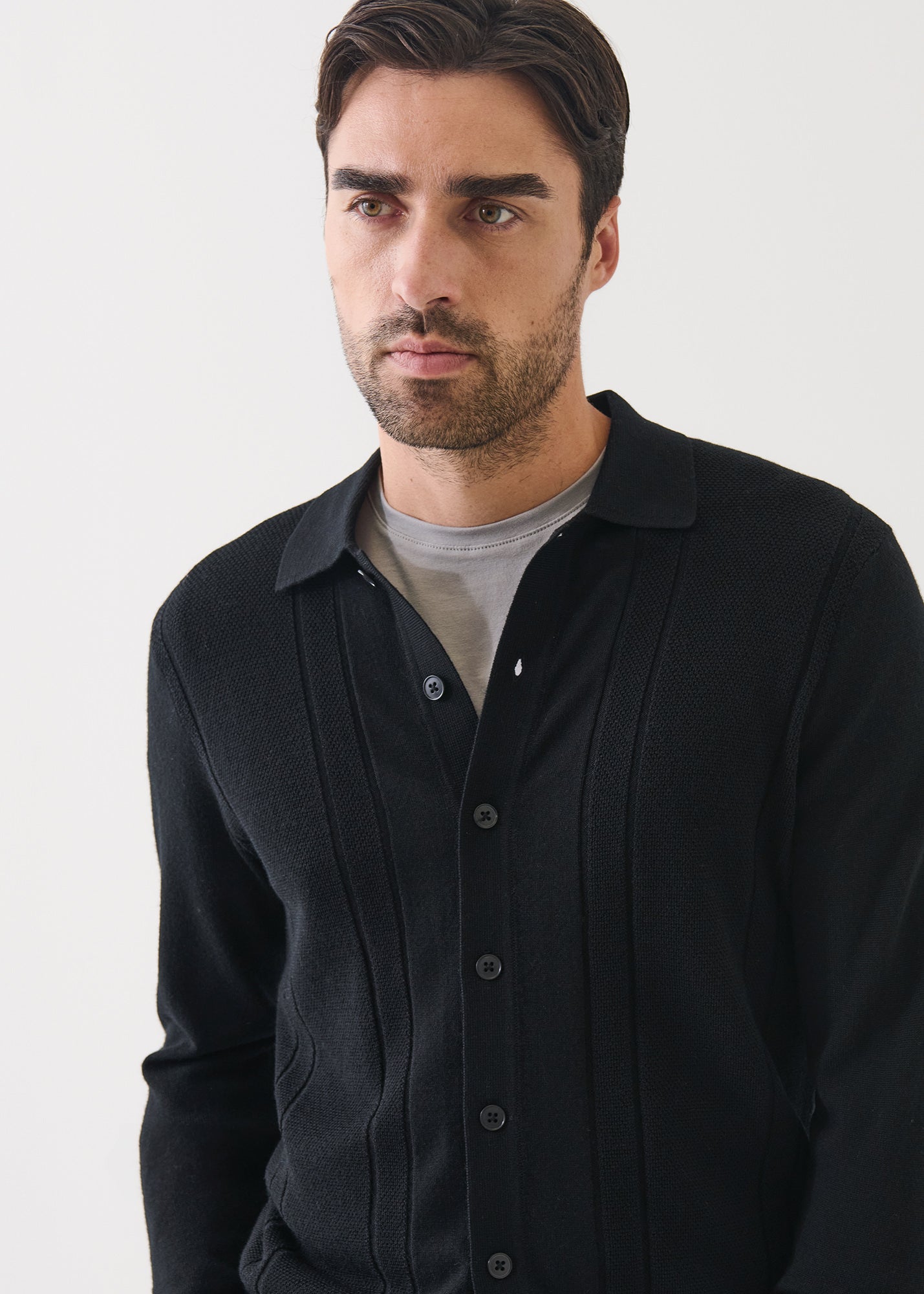 Merino Drop Needle Shirt - PATRICK ASSARAF