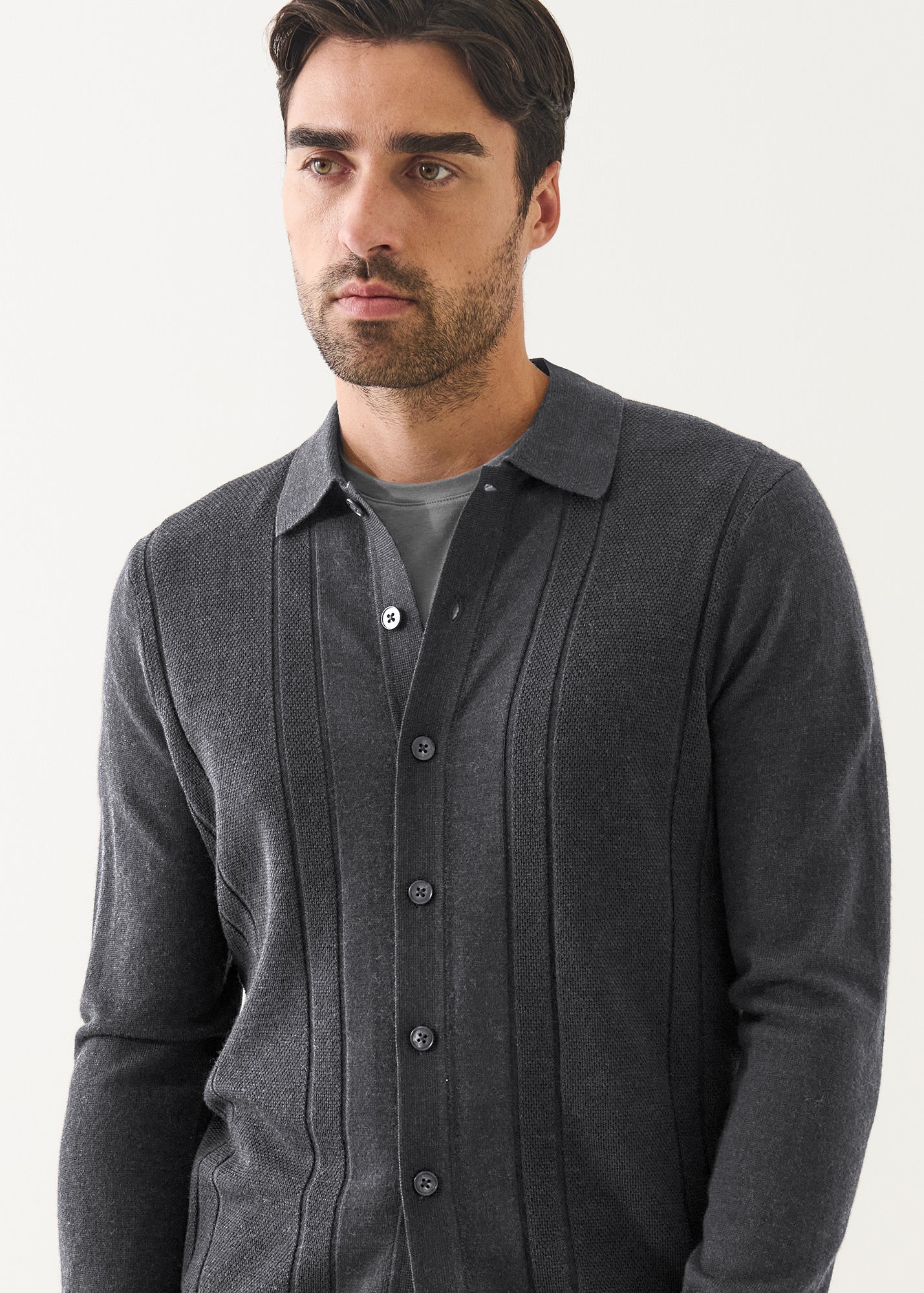 Merino Drop Needle Shirt - PATRICK ASSARAF