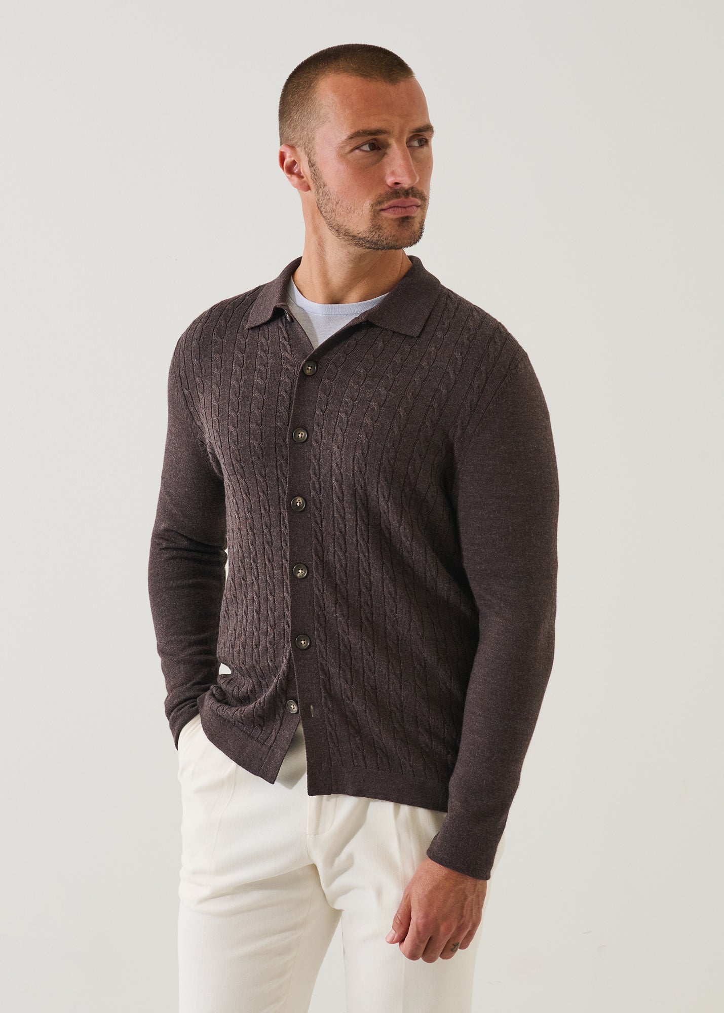 Merino Textured Shirt - PATRICK ASSARAF