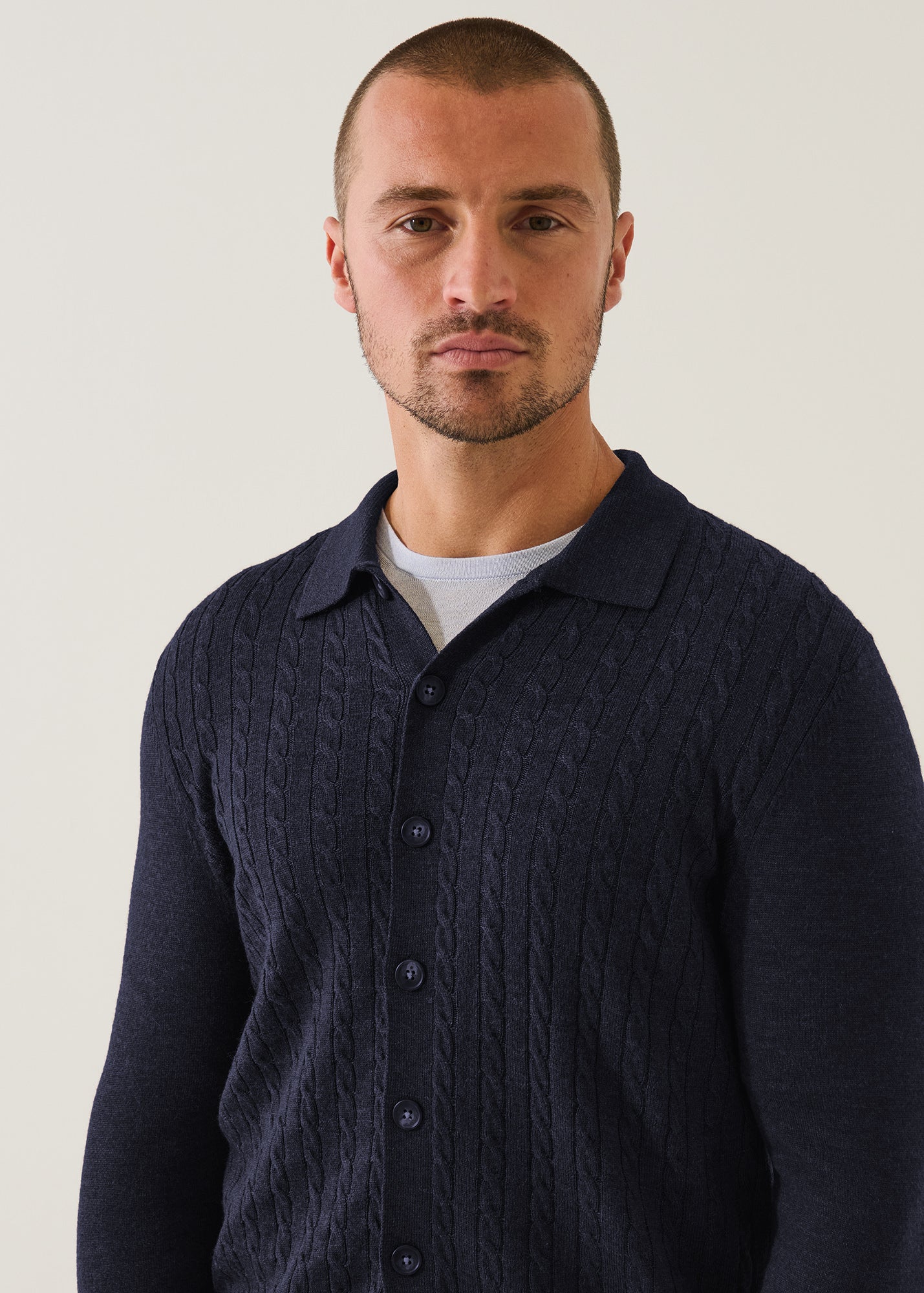 Merino Textured Shirt - PATRICK ASSARAF