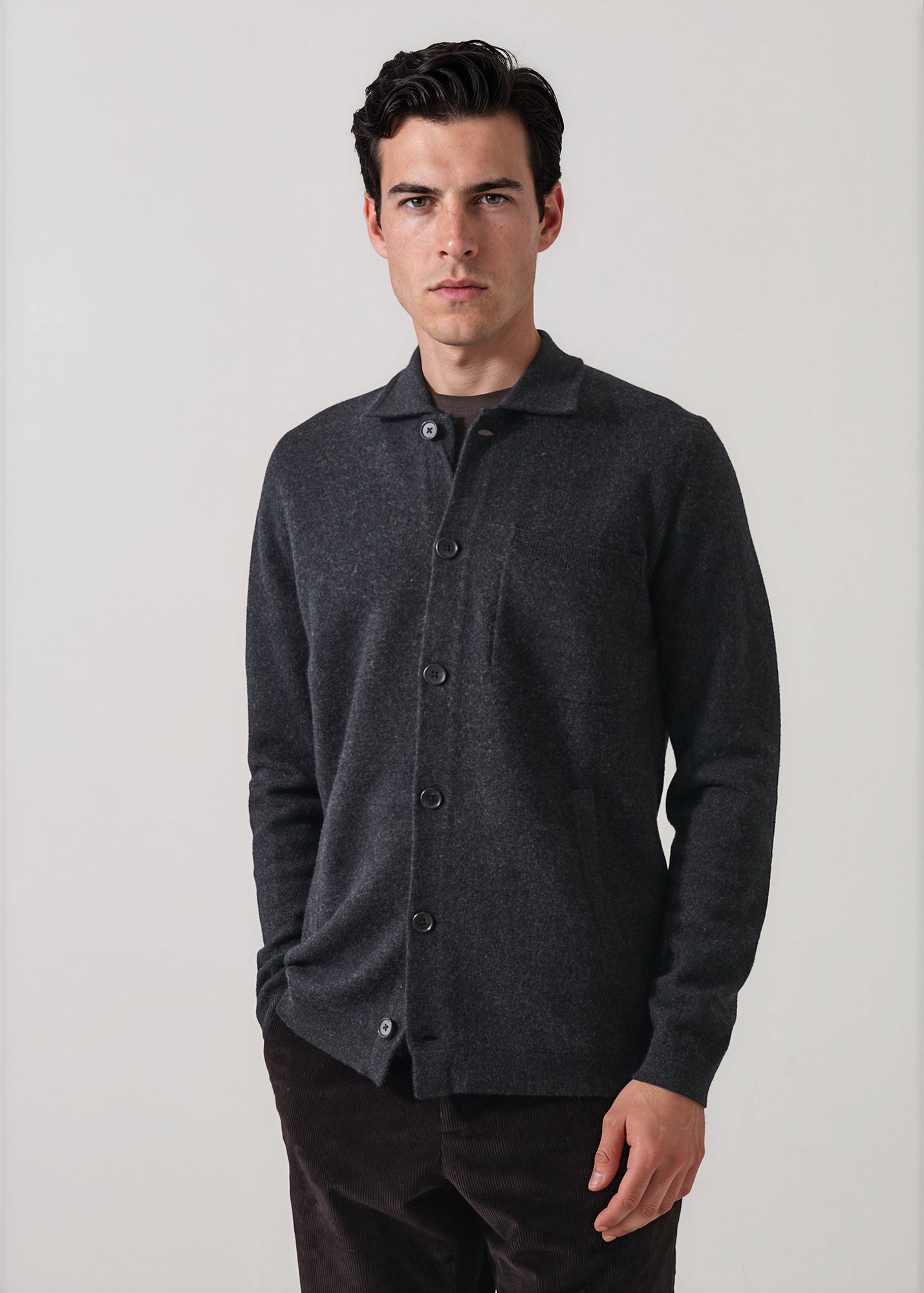 Boiled Merino Wool Shirt Jacket - PATRICK ASSARAF