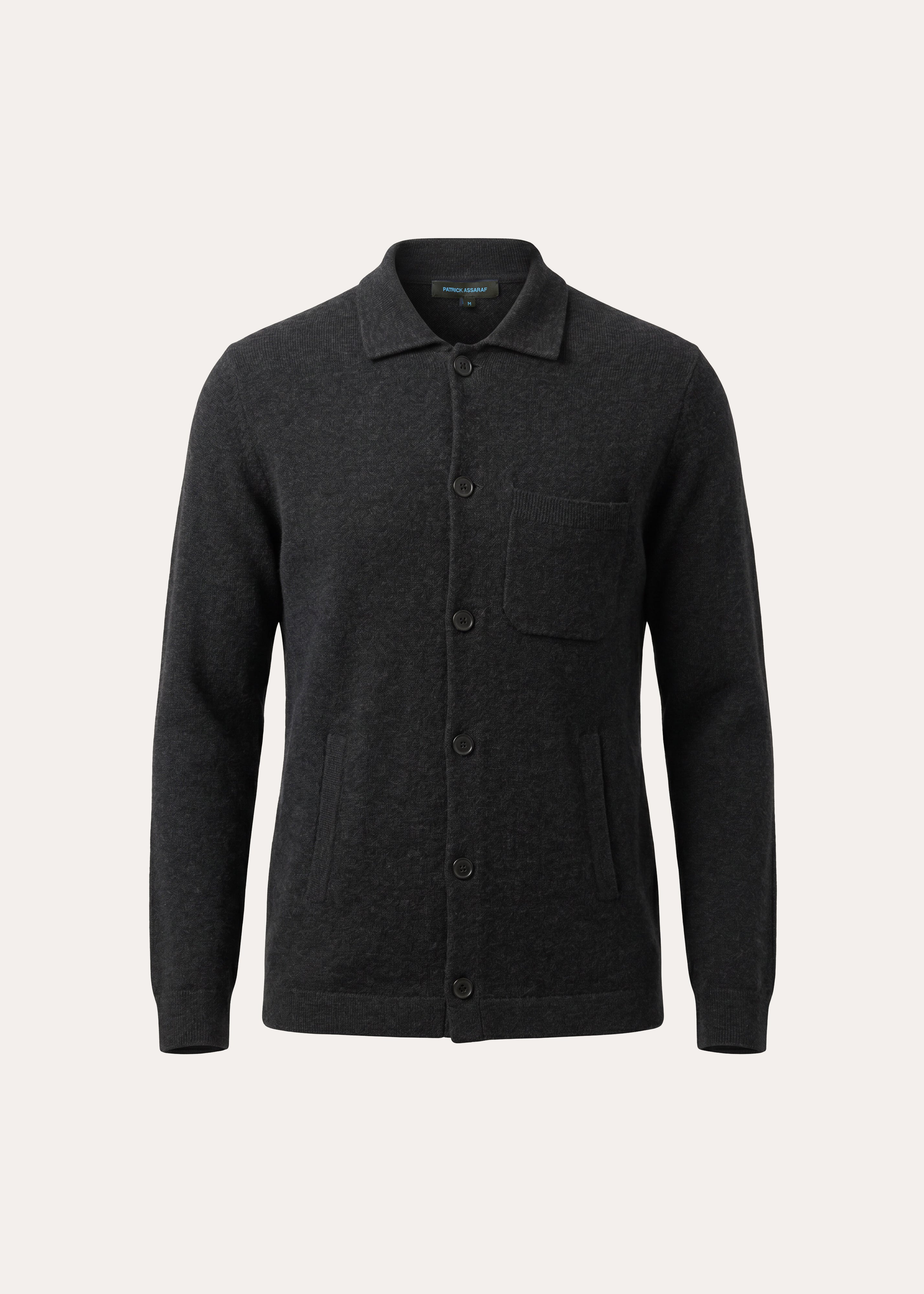 Boiled Merino Wool Shirt Jacket - PATRICK ASSARAF