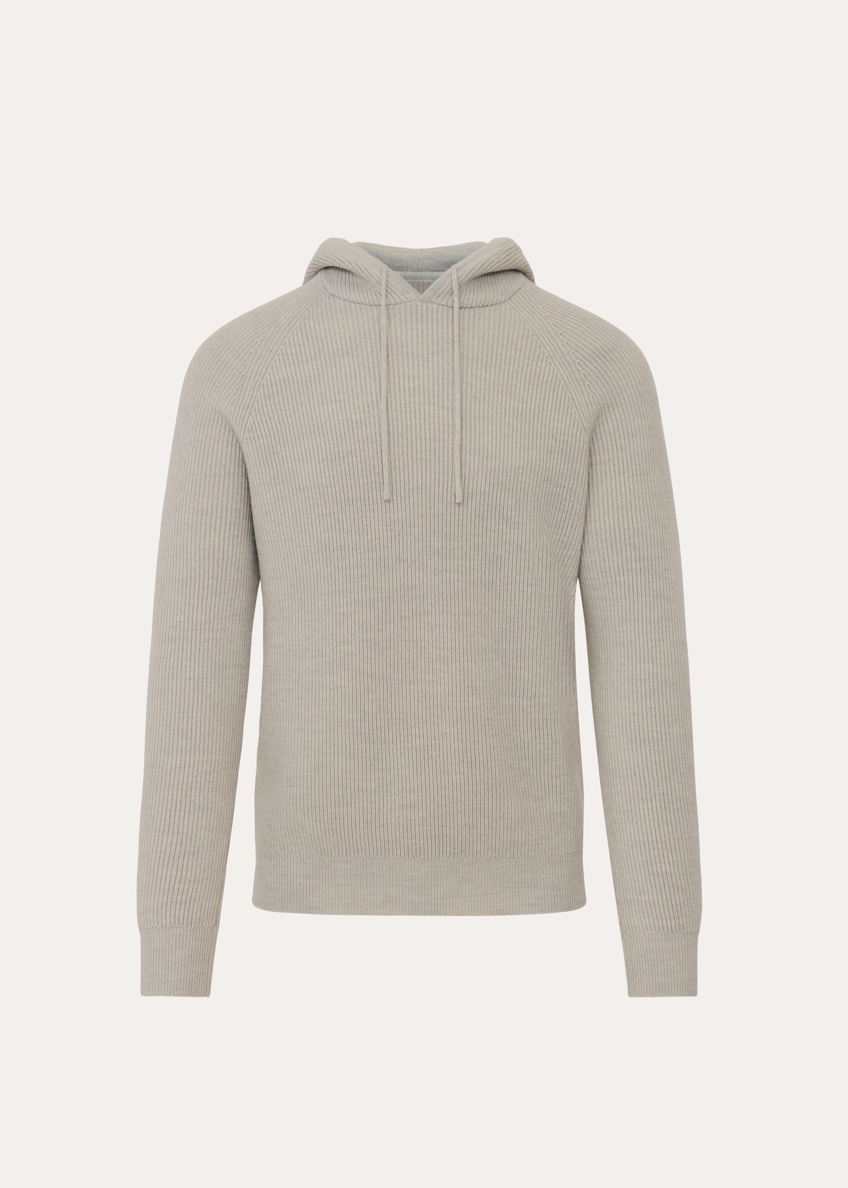 Merino Ribbed Hoodie - PATRICK ASSARAF