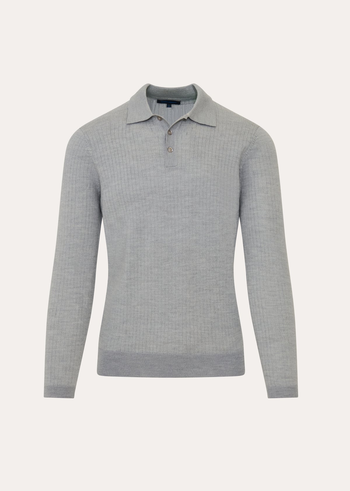 Drop Needle Merino Button Polo - PATRICK ASSARAF