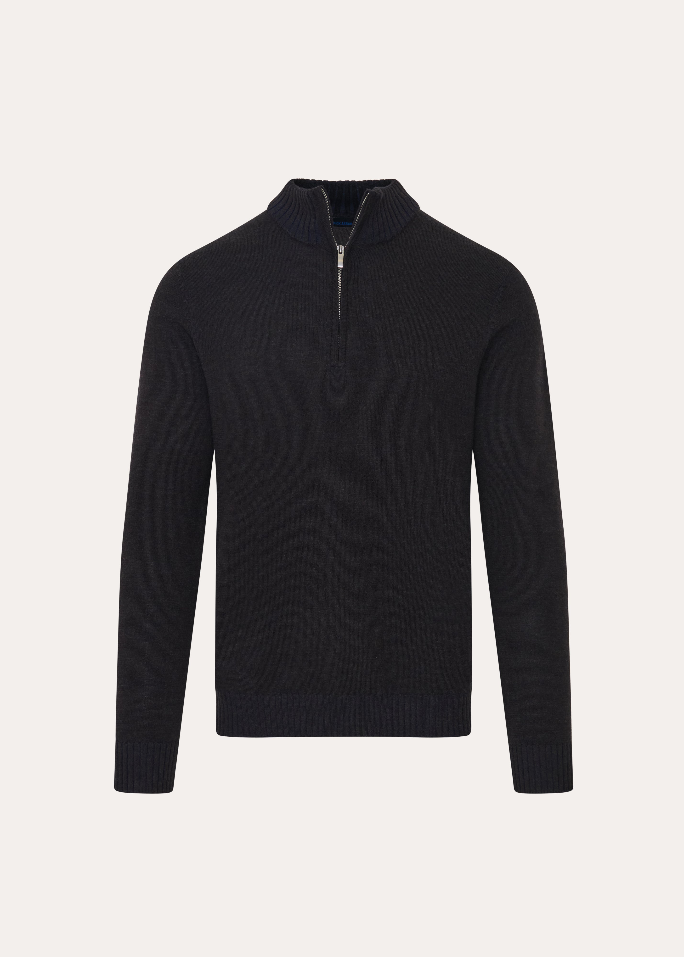 Merino Plaited Quarter Zip - PATRICK ASSARAF