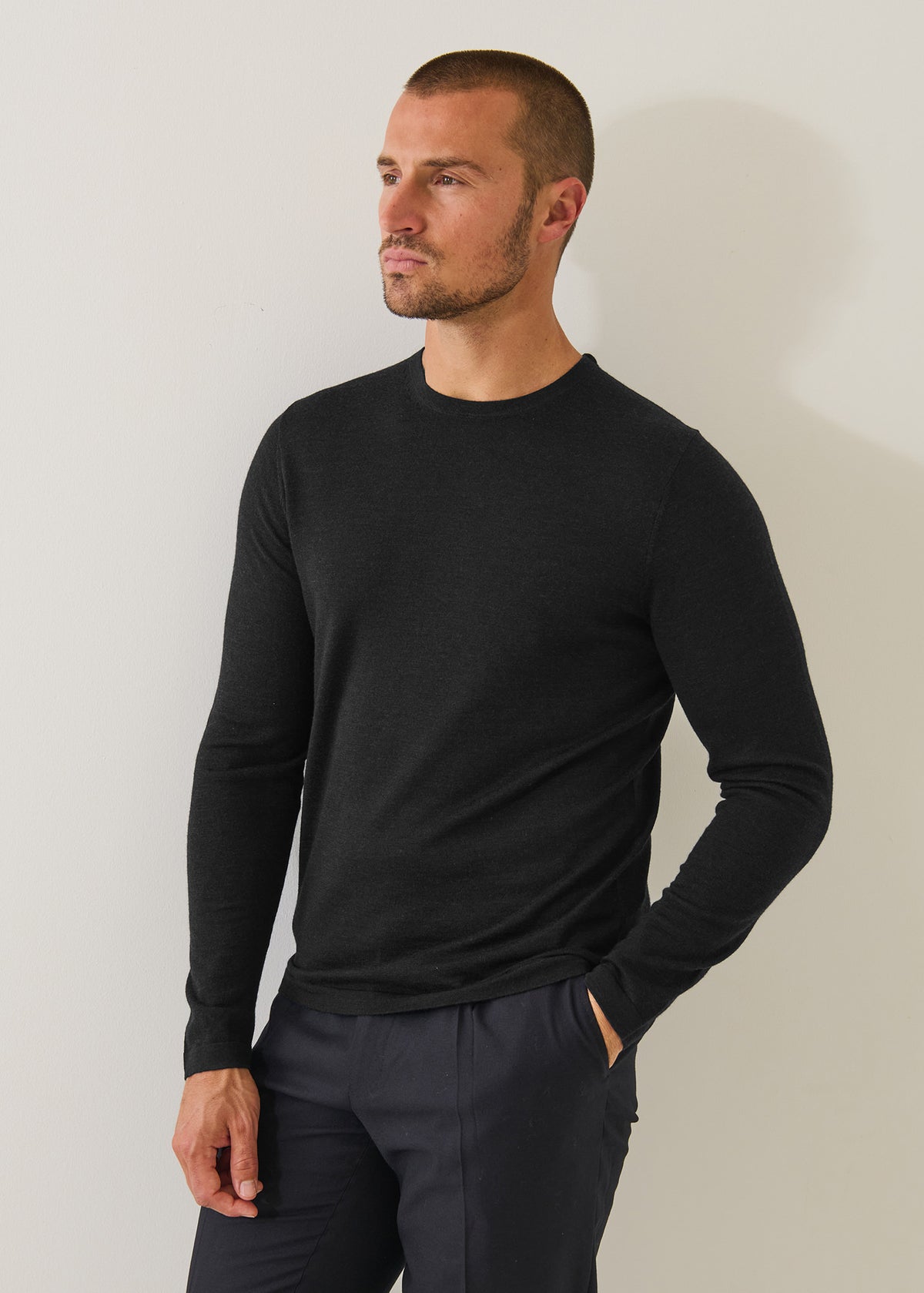 Extra-Fine Merino Crewneck - PATRICK ASSARAF