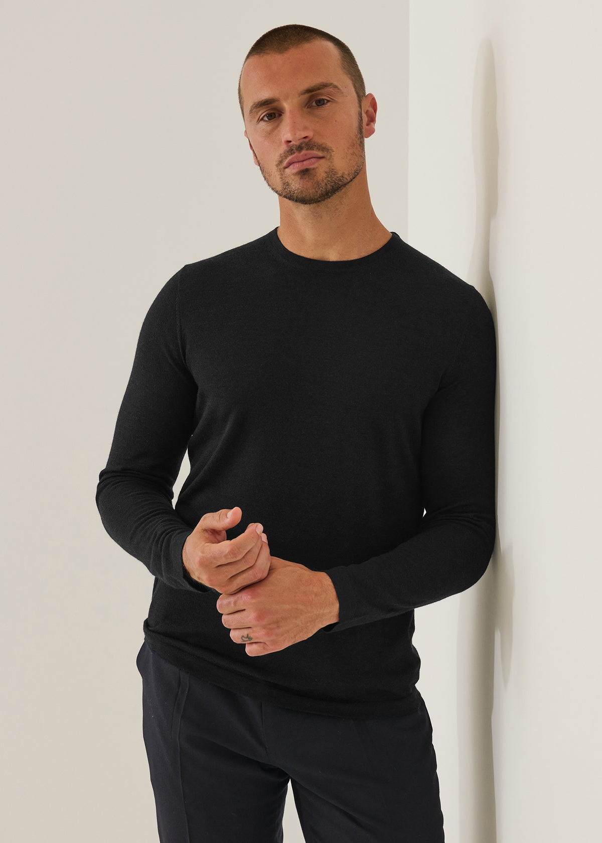 Extra-Fine Merino Crewneck - PATRICK ASSARAF