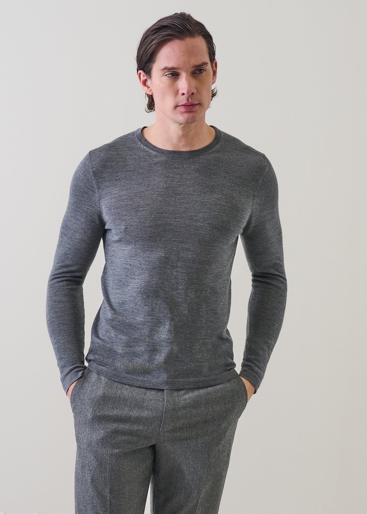 Extra-Fine Merino Crewneck - PATRICK ASSARAF