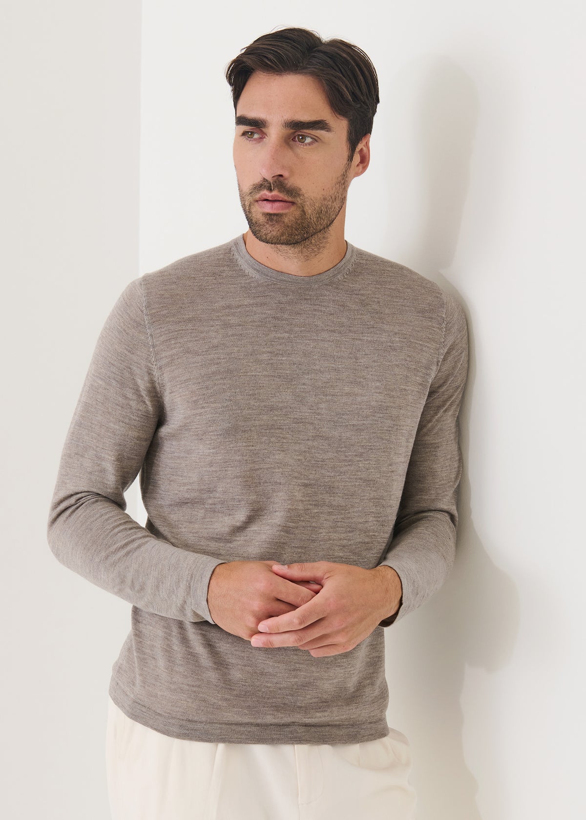 Extra-Fine Merino Crewneck - PATRICK ASSARAF