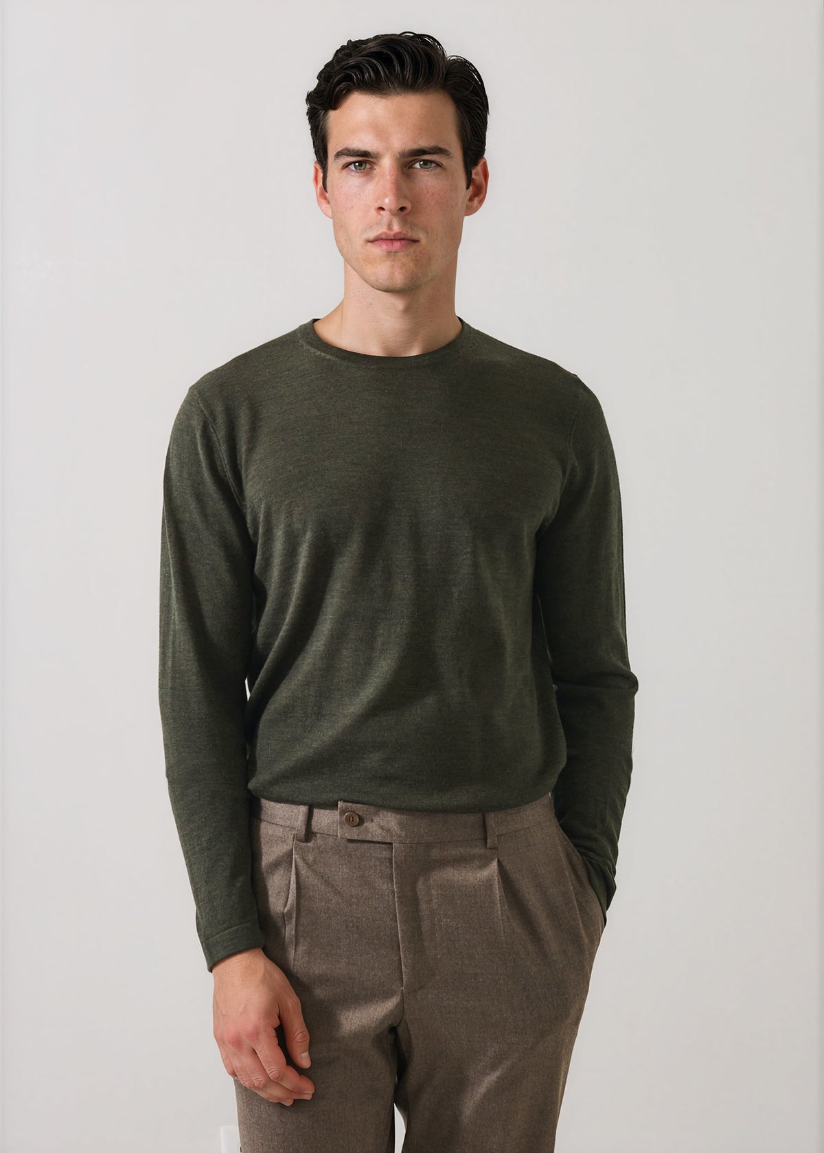 Extra-Fine Merino Crewneck - PATRICK ASSARAF