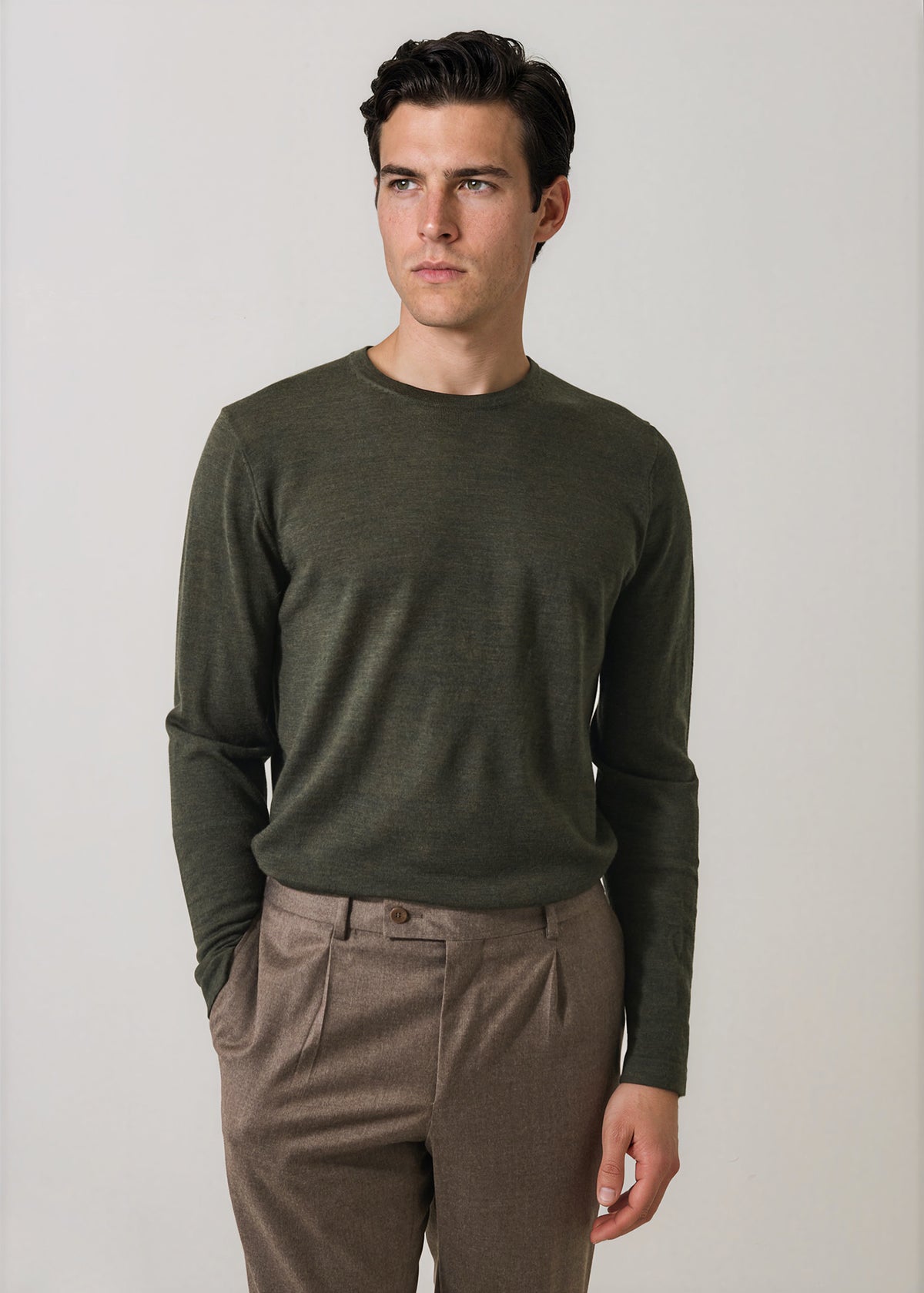 Extra-Fine Merino Crewneck - PATRICK ASSARAF
