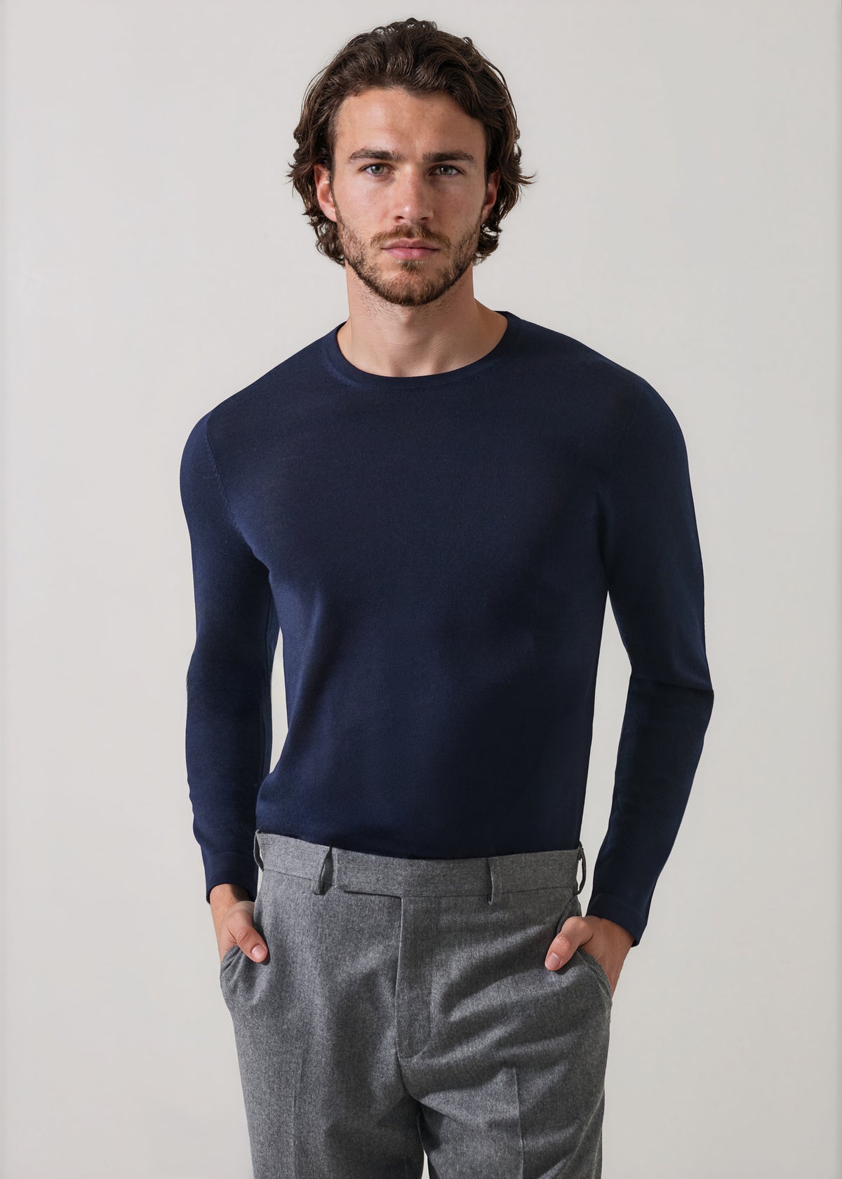Extra-Fine Merino Crewneck - PATRICK ASSARAF