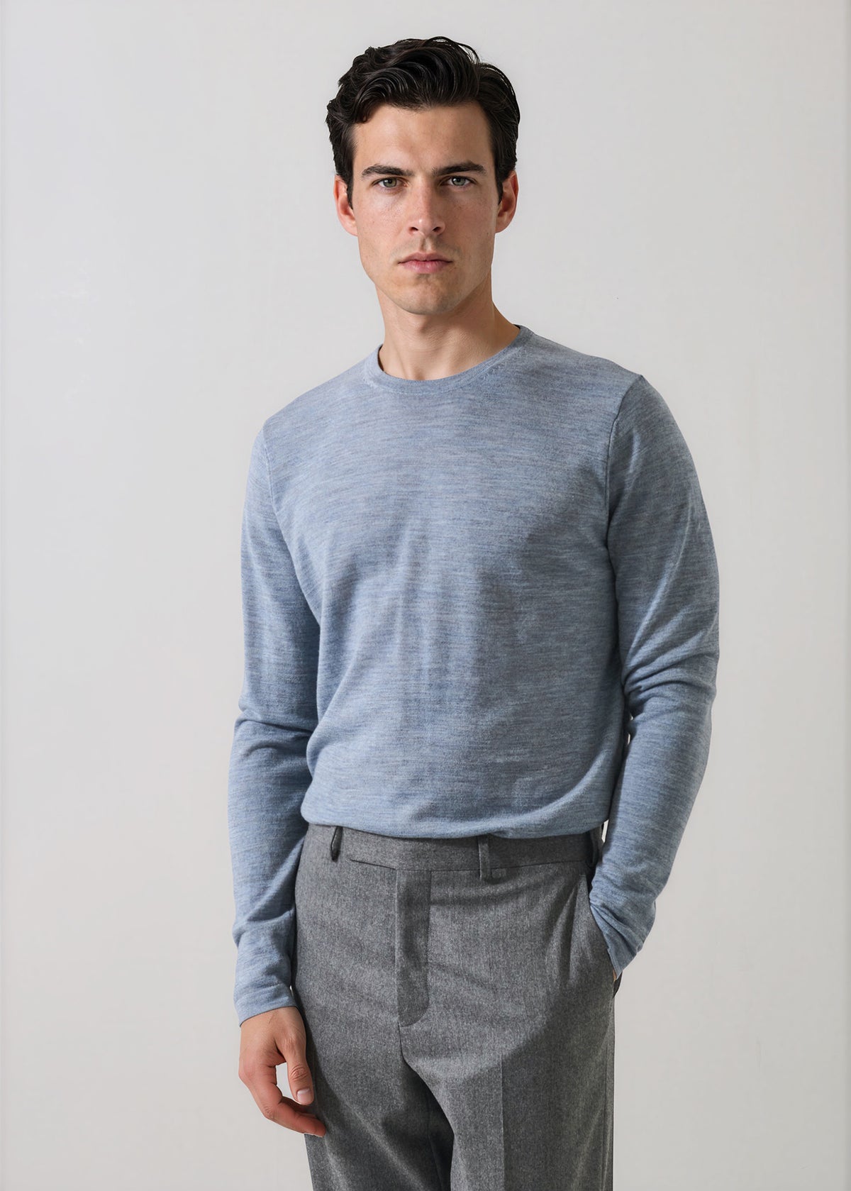 Extra-Fine Merino Crewneck - PATRICK ASSARAF