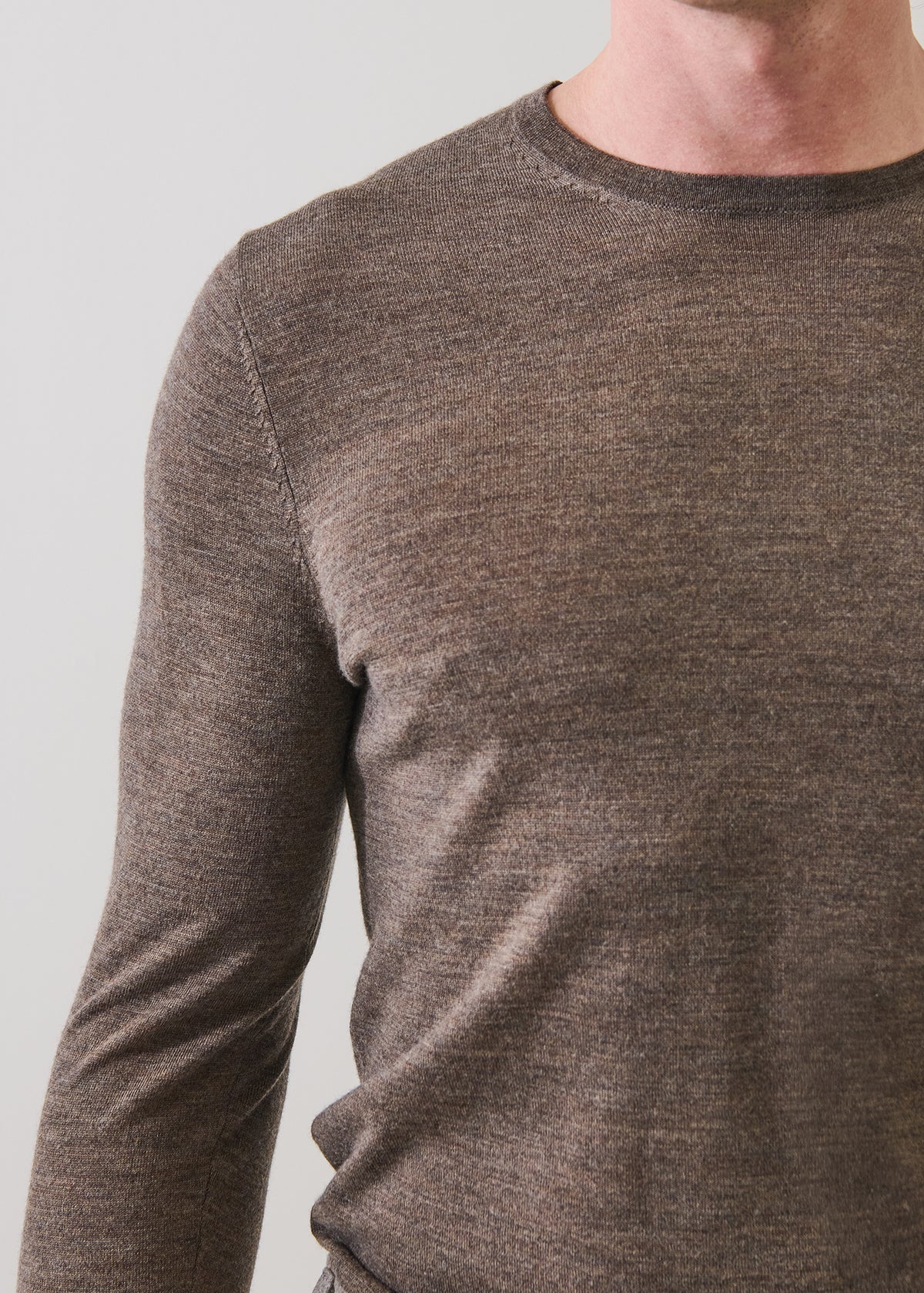 Extra-Fine Merino Crewneck - PATRICK ASSARAF