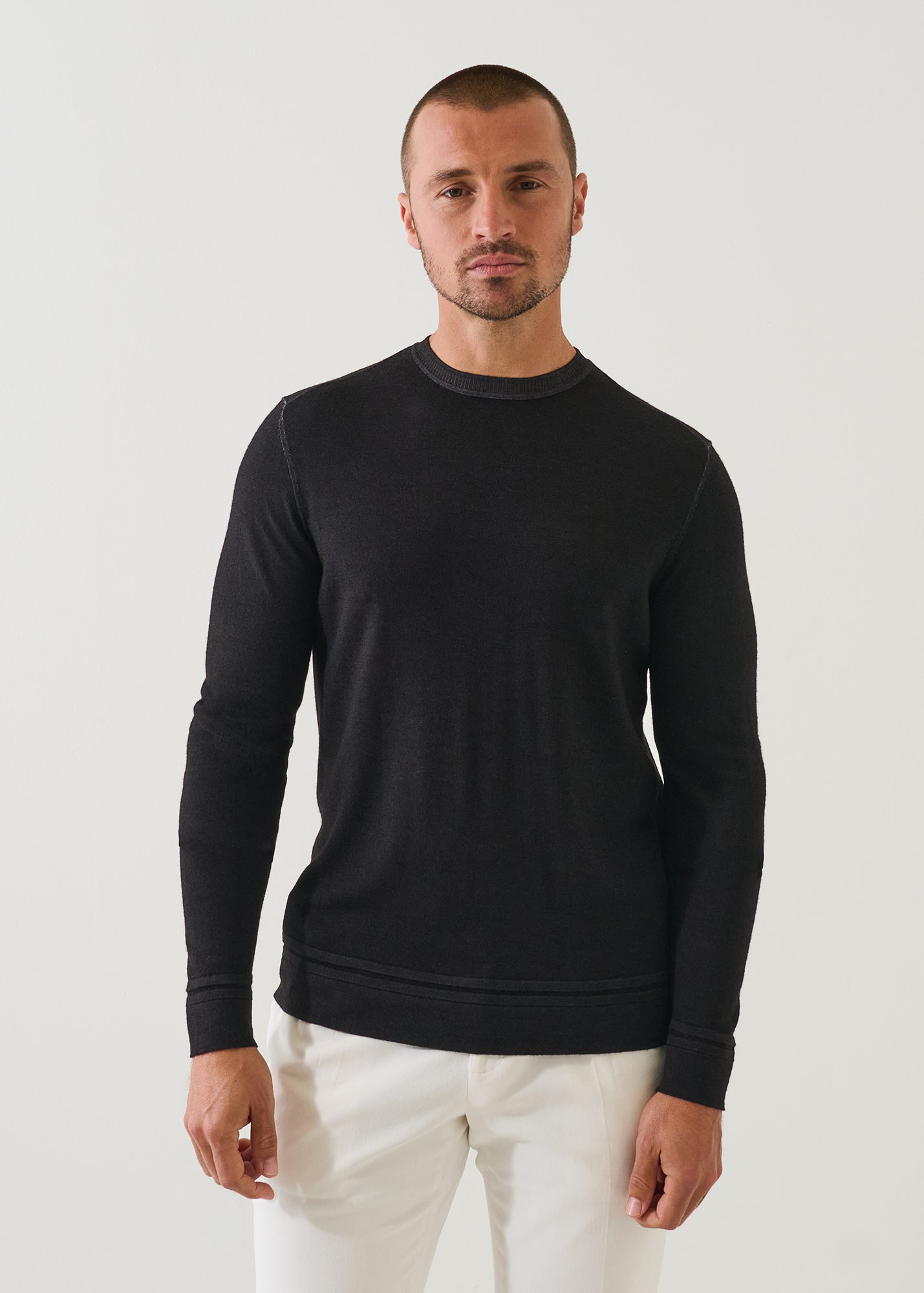 Extra-Fine Merino Vintage Wash Crewneck
