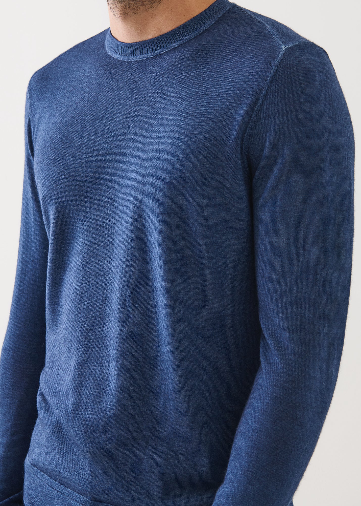 Extra-Fine Merino Vintage Wash Crewneck