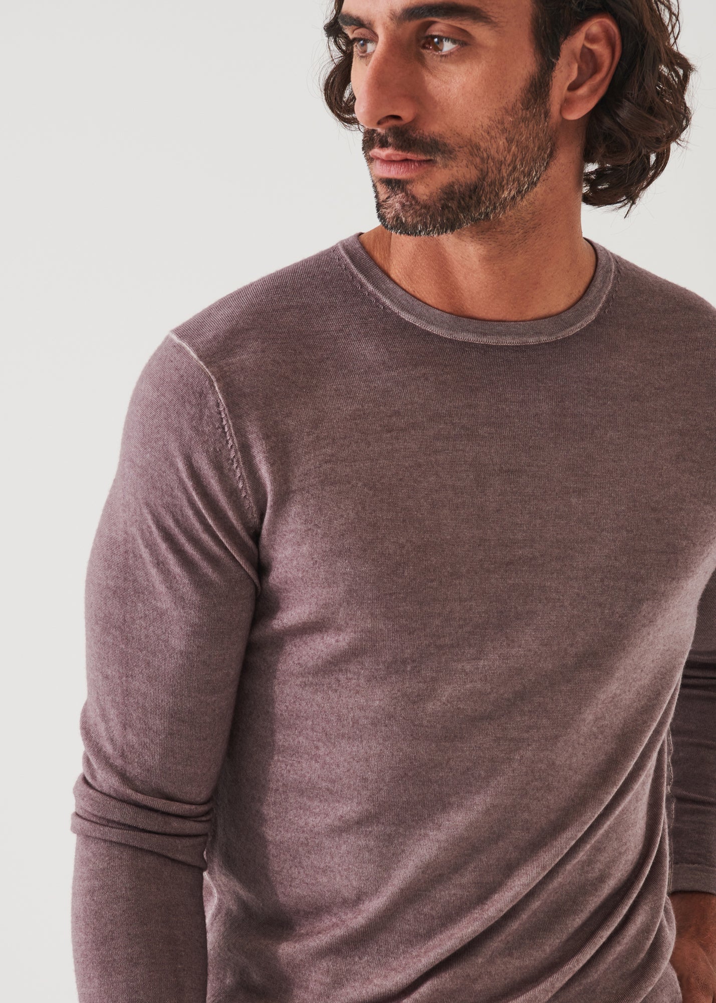 Extra-Fine Merino Vintage Wash Crewneck
