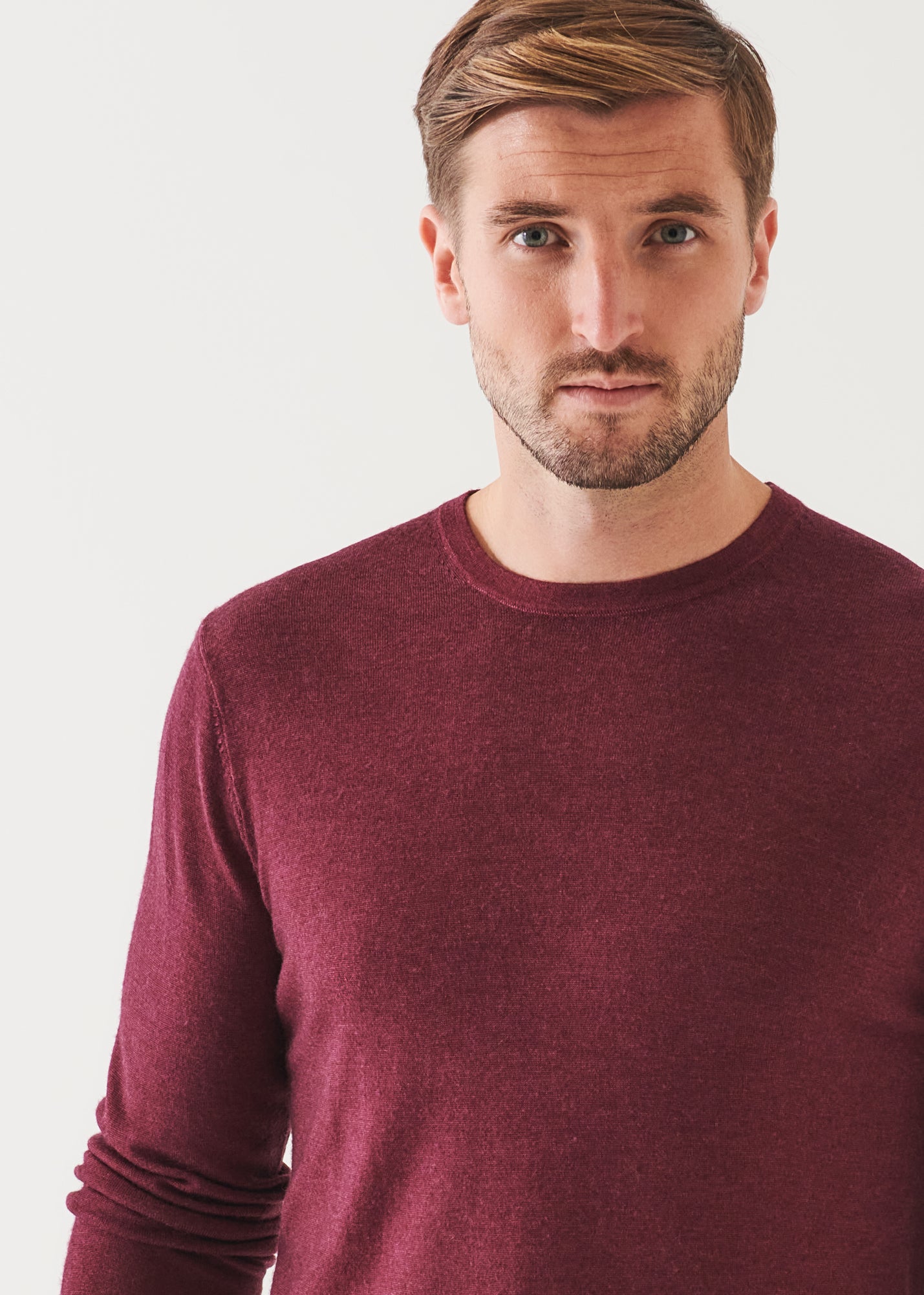 Extra-Fine Merino Vintage Wash Crewneck - PATRICK ASSARAF
