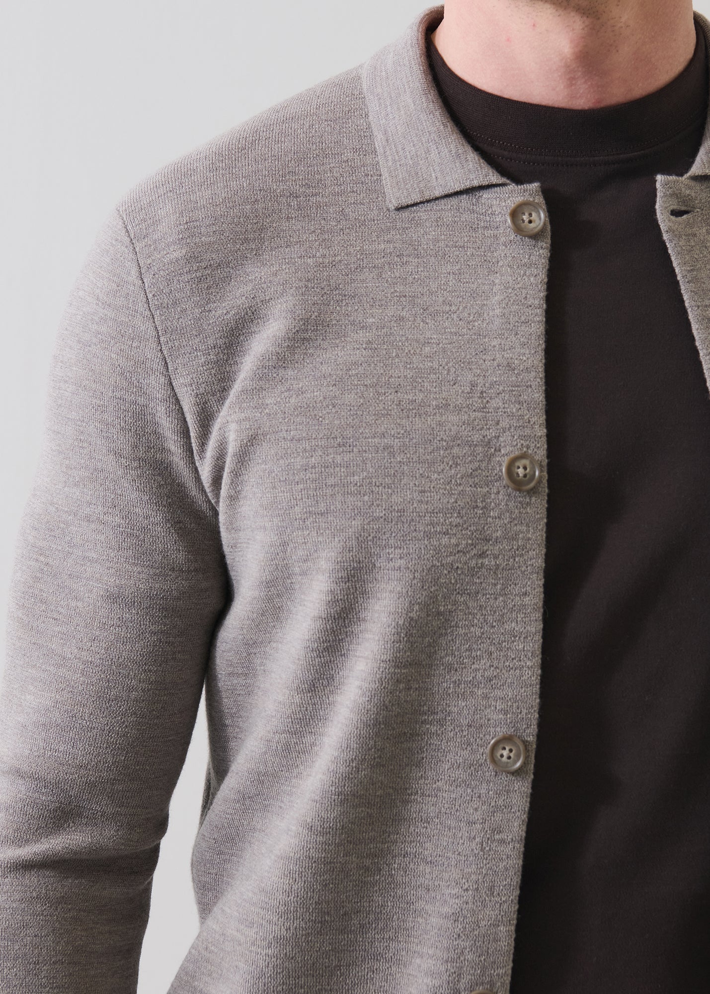 Extra-Fine Merino Wool Milano Stitch Shirt Jacket - PATRICK ASSARAF