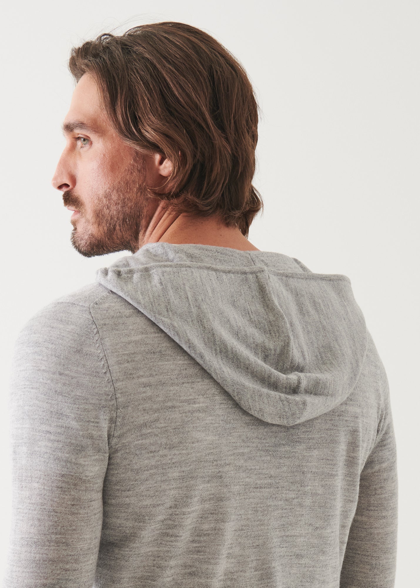 Extra-Fine Merino Full Zip Hoodie - PATRICK ASSARAF