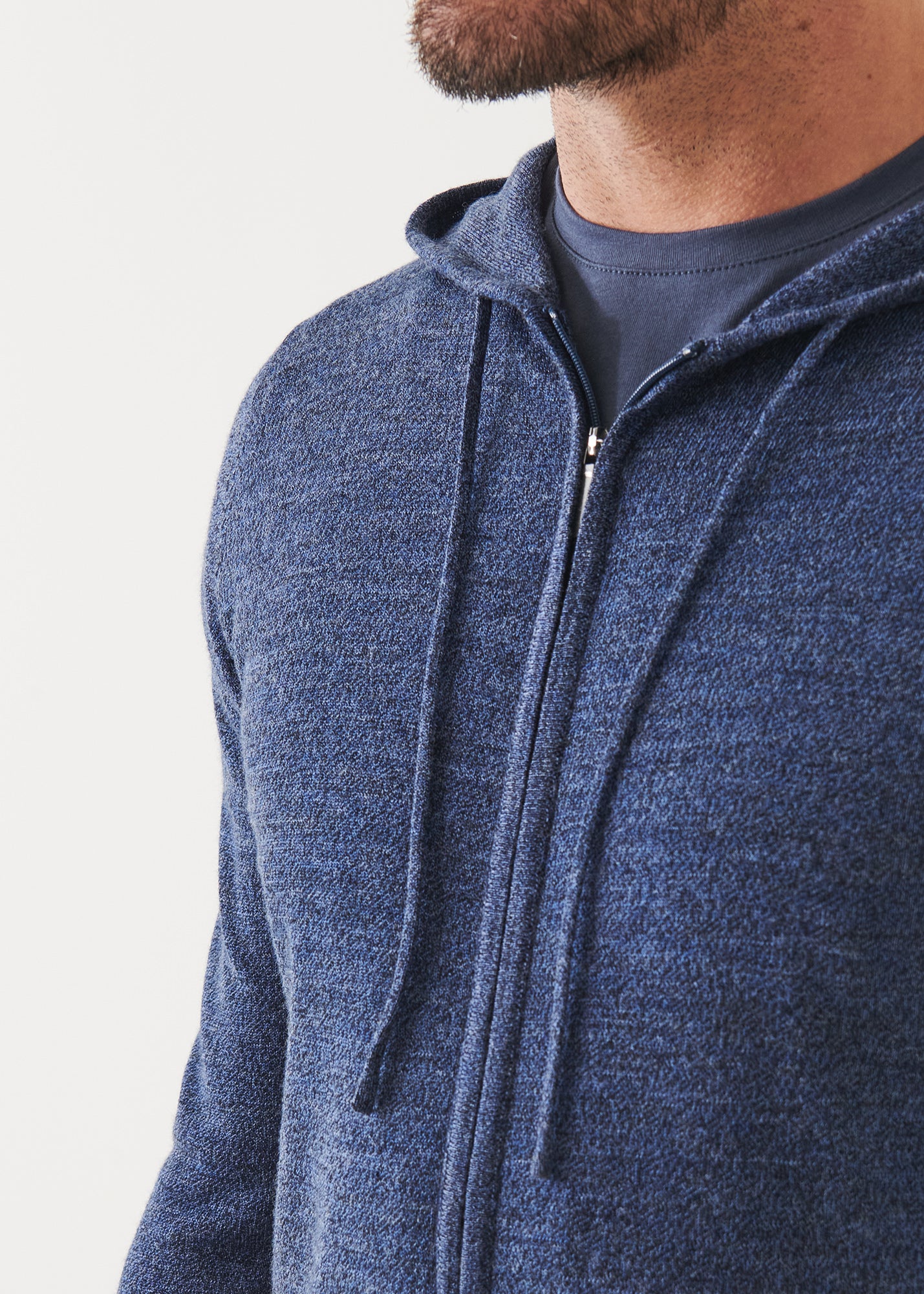 Extra-Fine Merino Full Zip Hoodie - PATRICK ASSARAF