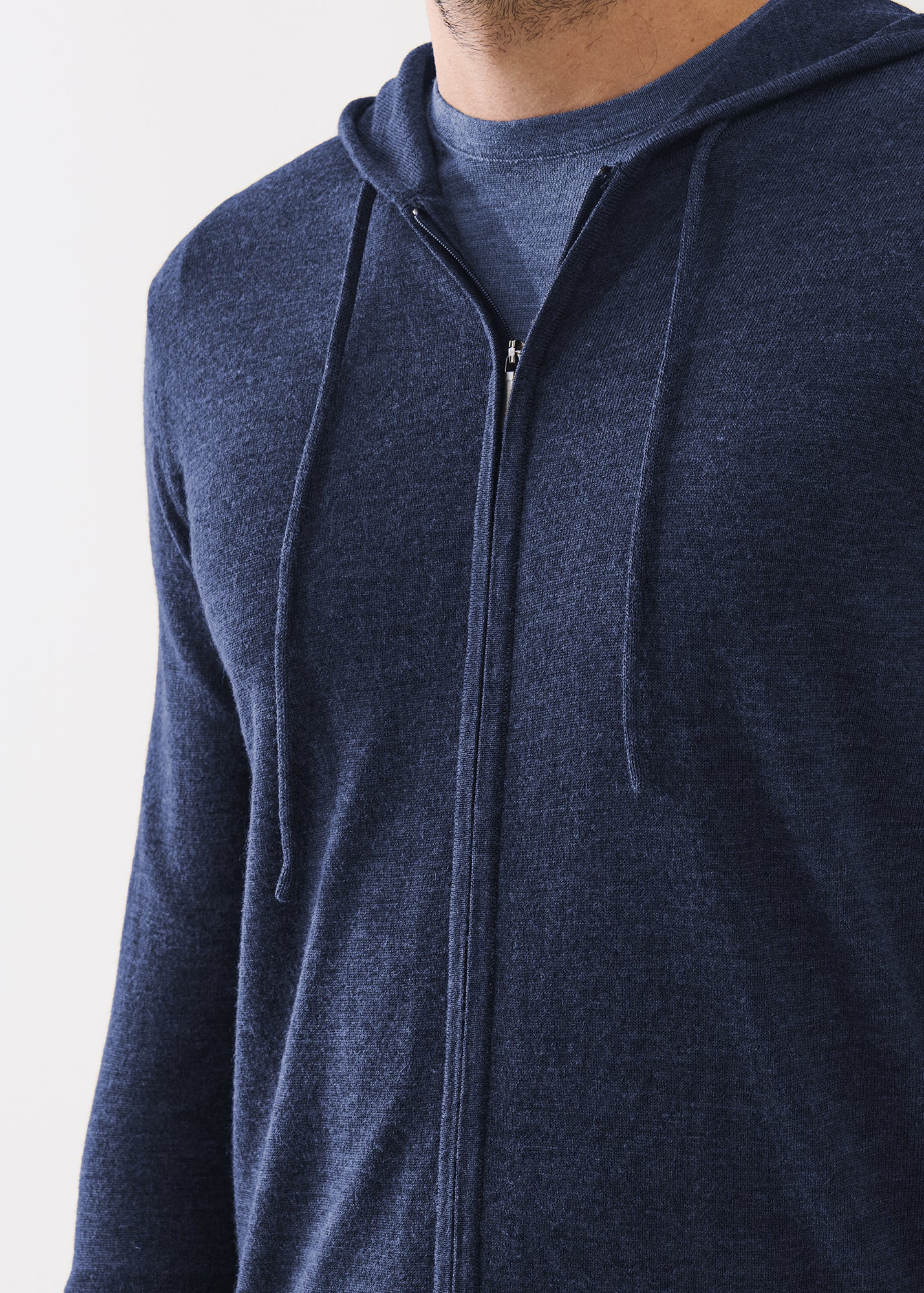 Extra-Fine Merino Full Zip Hoodie