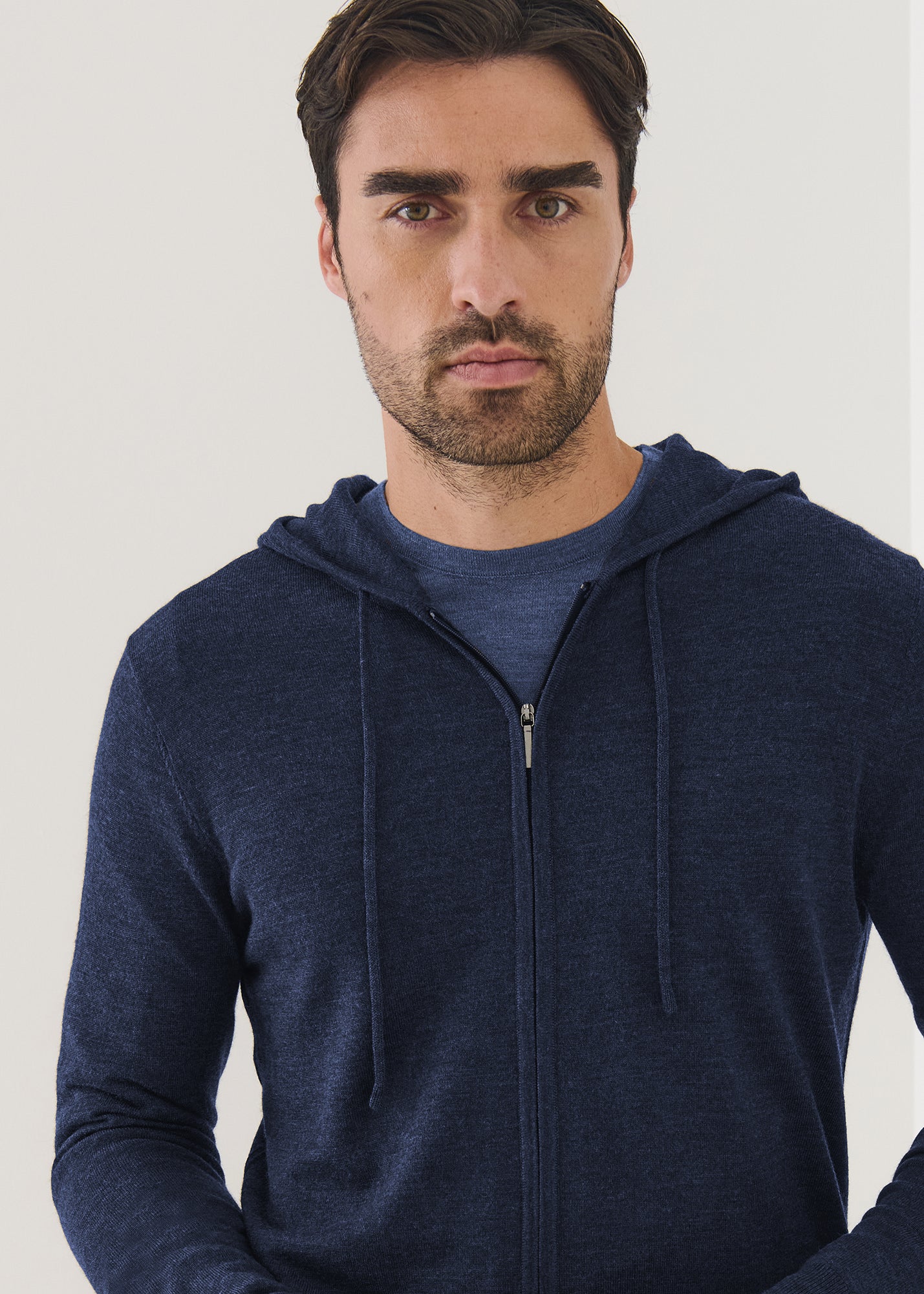 Extra-Fine Merino Full Zip Hoodie