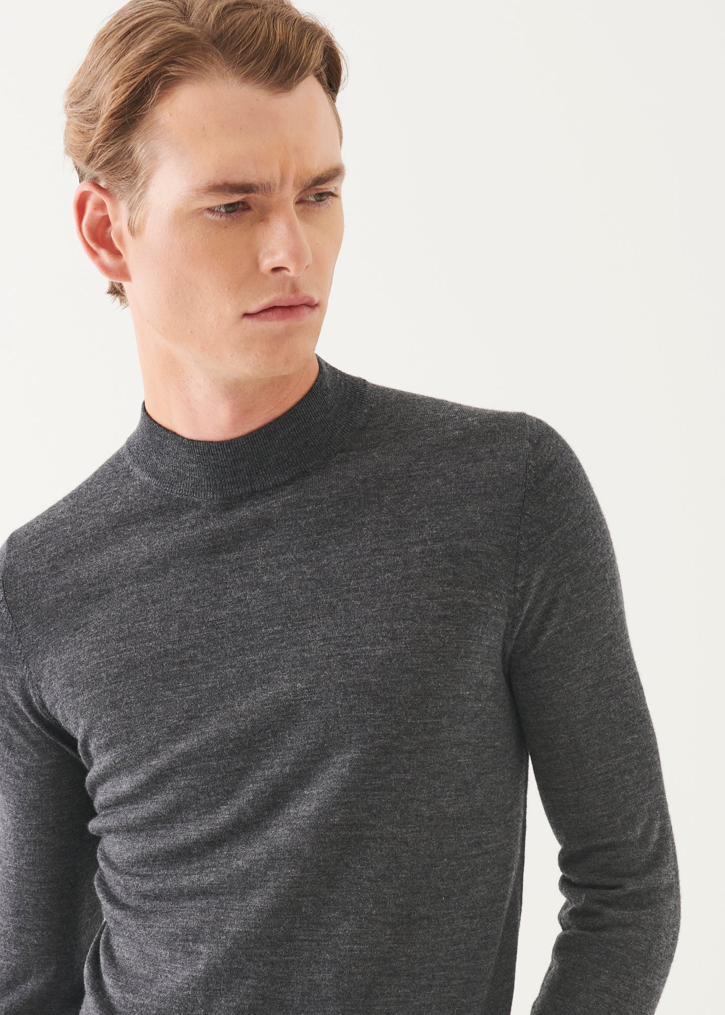 Extra-Fine Merino Mock Neck - PATRICK ASSARAF