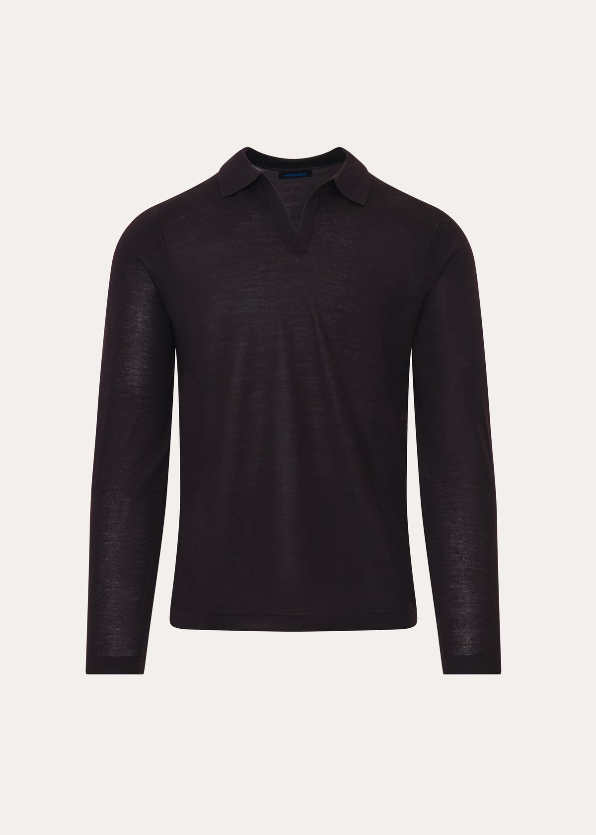 Extra-Fine Merino Open Polo - PATRICK ASSARAF