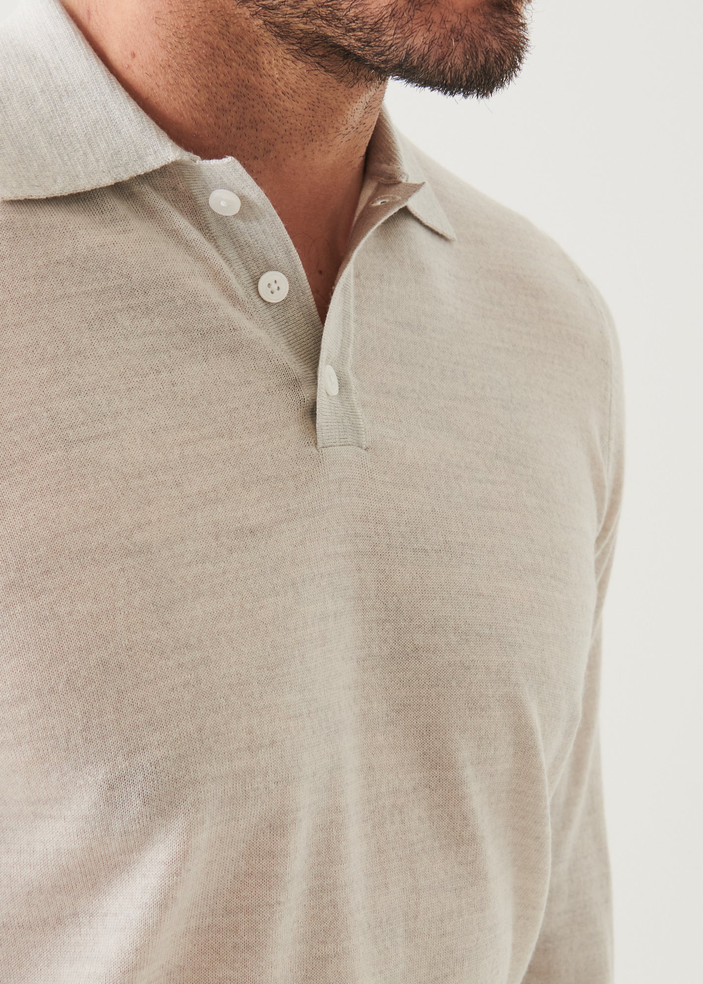 Extra-Fine Merino Button Polo