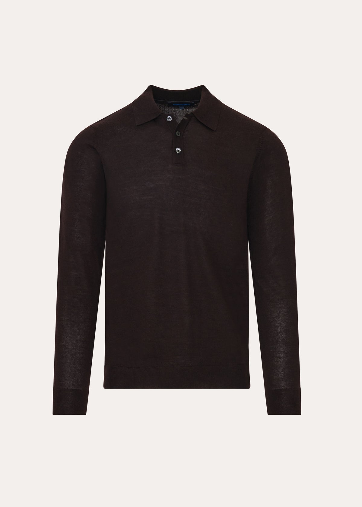 Extra-Fine Merino Button Polo - PATRICK ASSARAF
