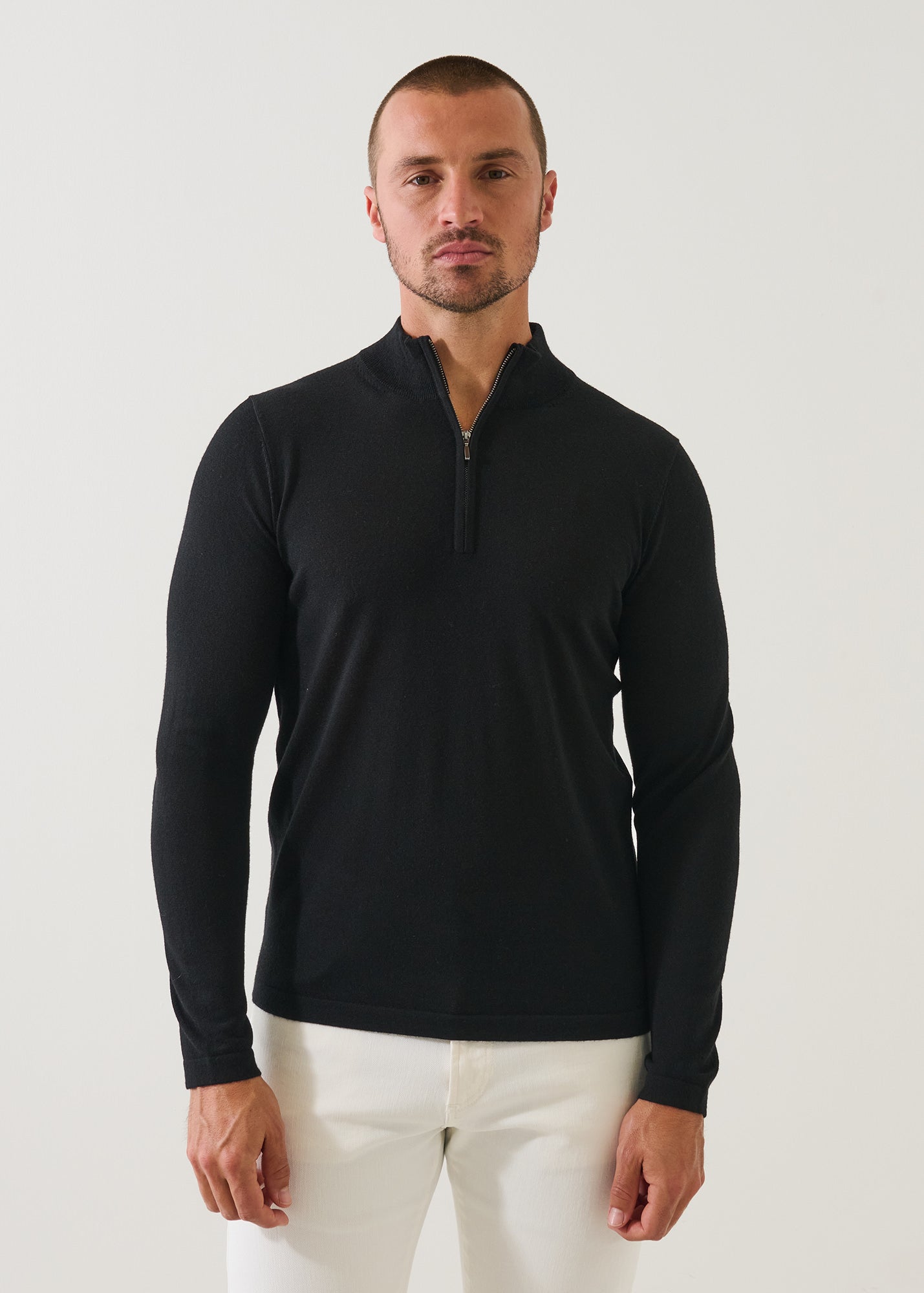 Extra-Fine Merino Quarter Zip - PATRICK ASSARAF