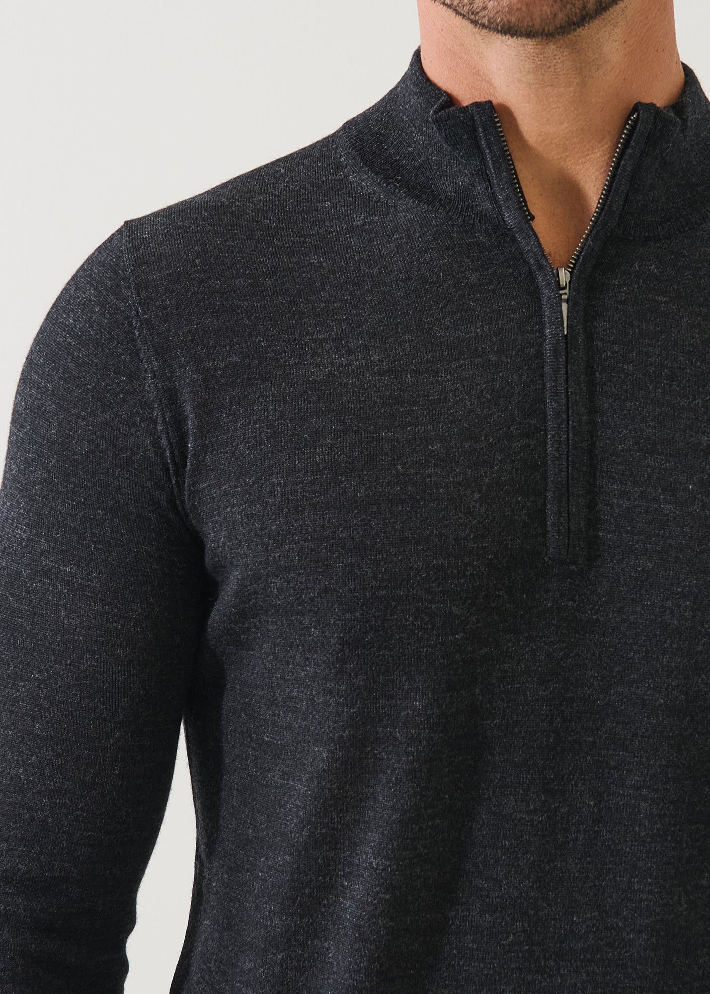 Extra-Fine Merino Quarter Zip - PATRICK ASSARAF