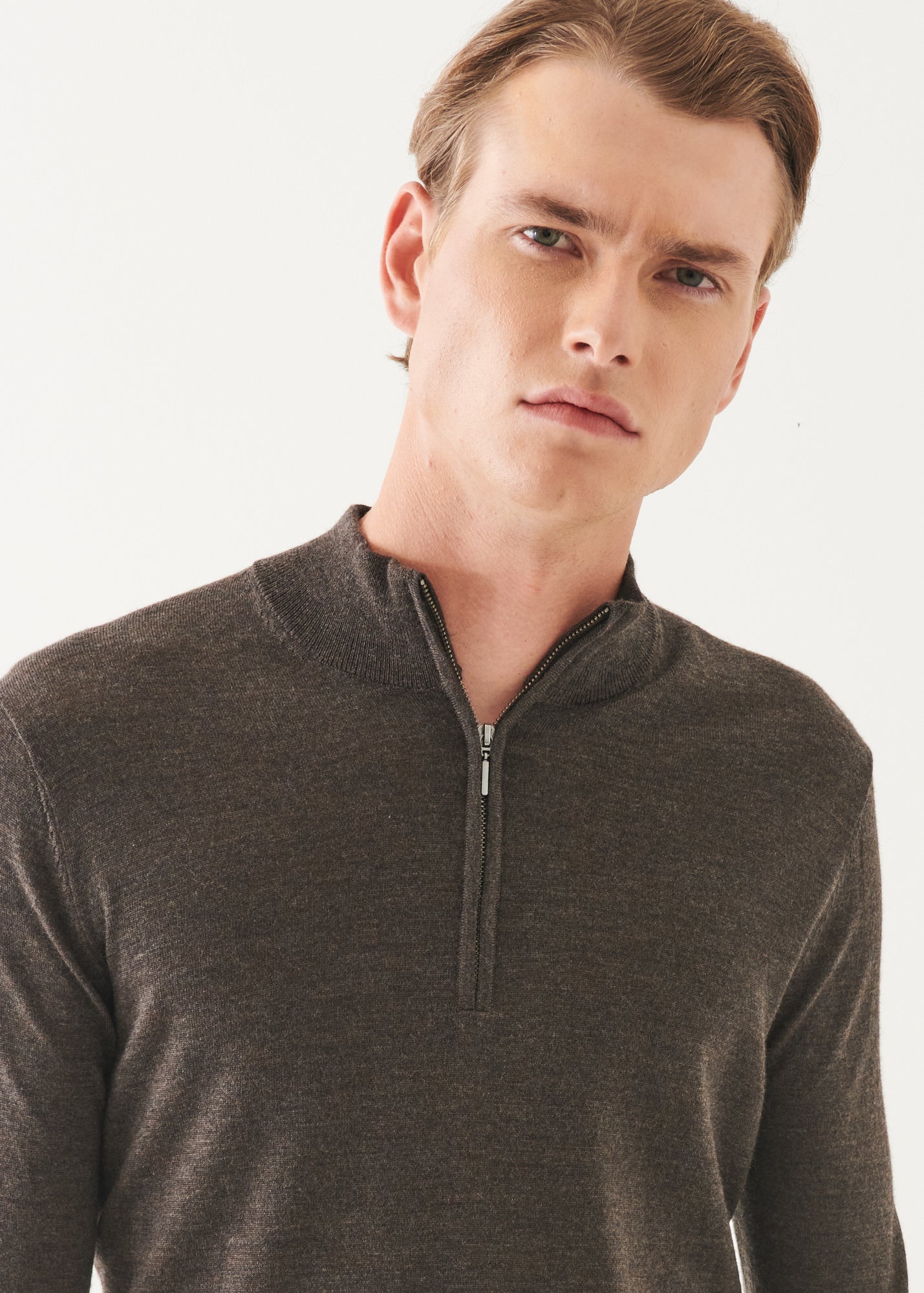 Extra-Fine Merino Quarter Zip - PATRICK ASSARAF