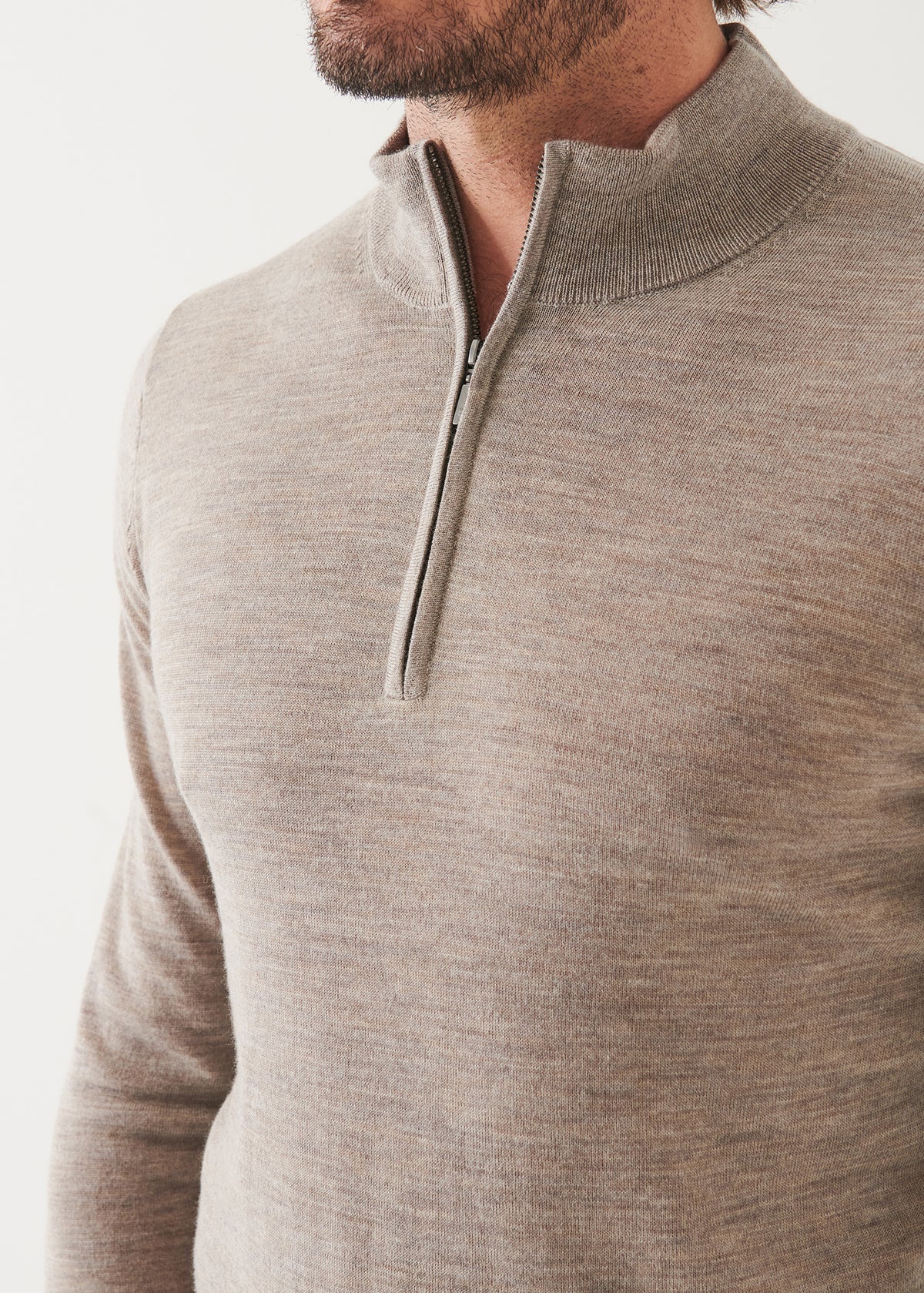 Extra-Fine Merino Quarter Zip - PATRICK ASSARAF