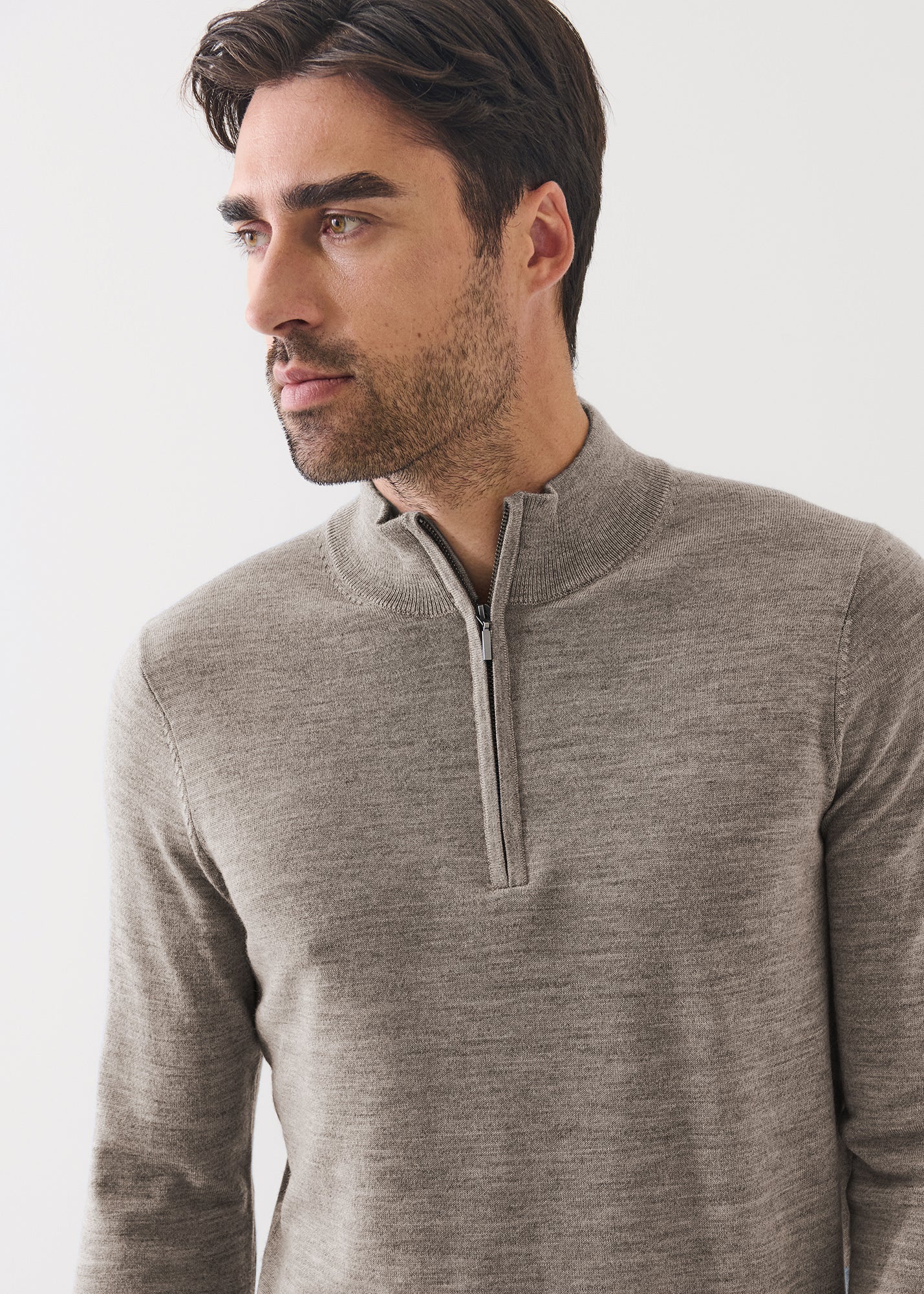 Extra-Fine Merino Quarter Zip