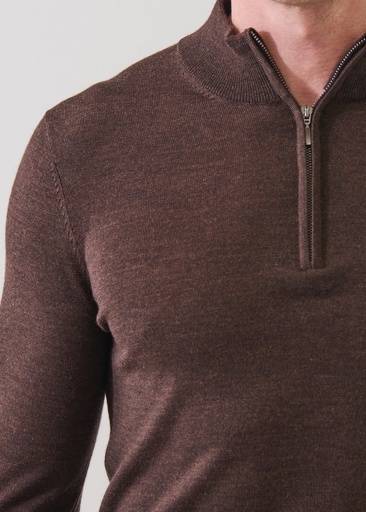 Extra-Fine Merino Quarter Zip - PATRICK ASSARAF