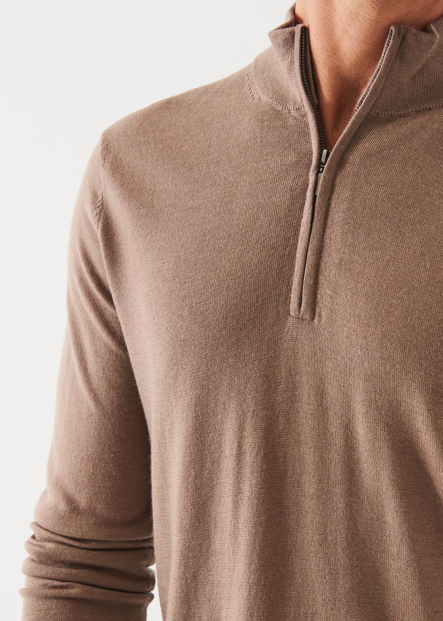 Extra-Fine Merino Quarter Zip - PATRICK ASSARAF
