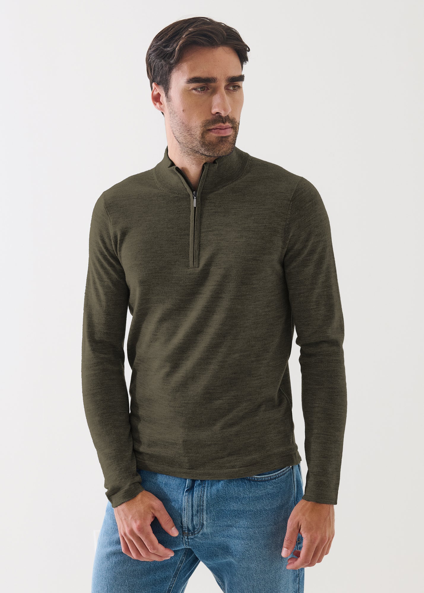 Extra-Fine Merino Quarter Zip