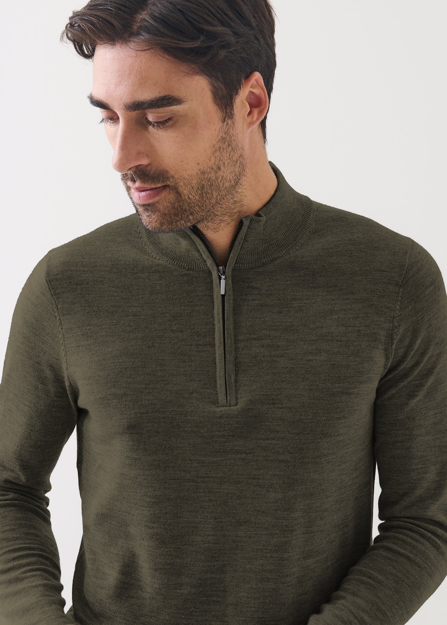 Extra-Fine Merino Quarter Zip