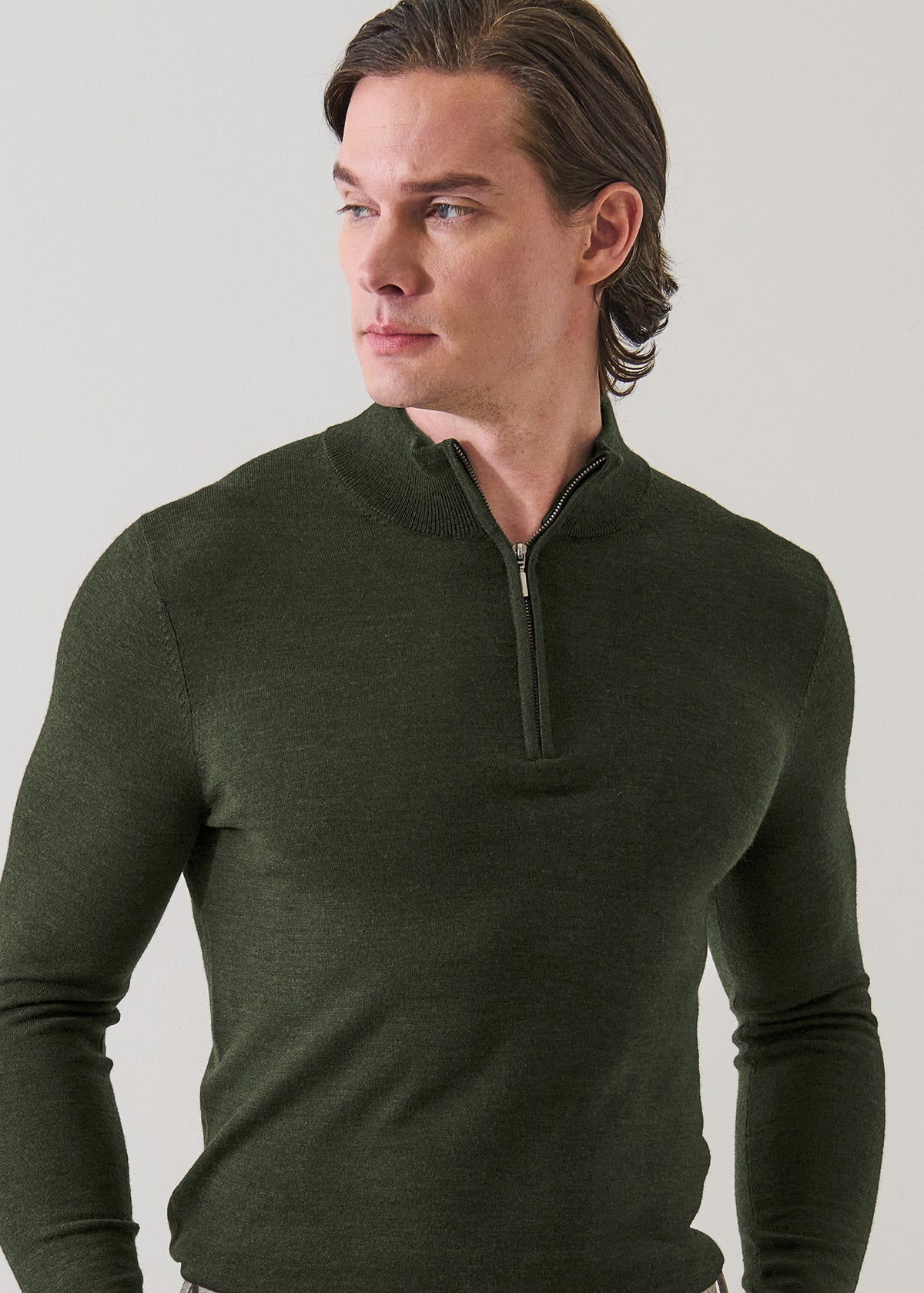 Extra-Fine Merino Quarter Zip - PATRICK ASSARAF