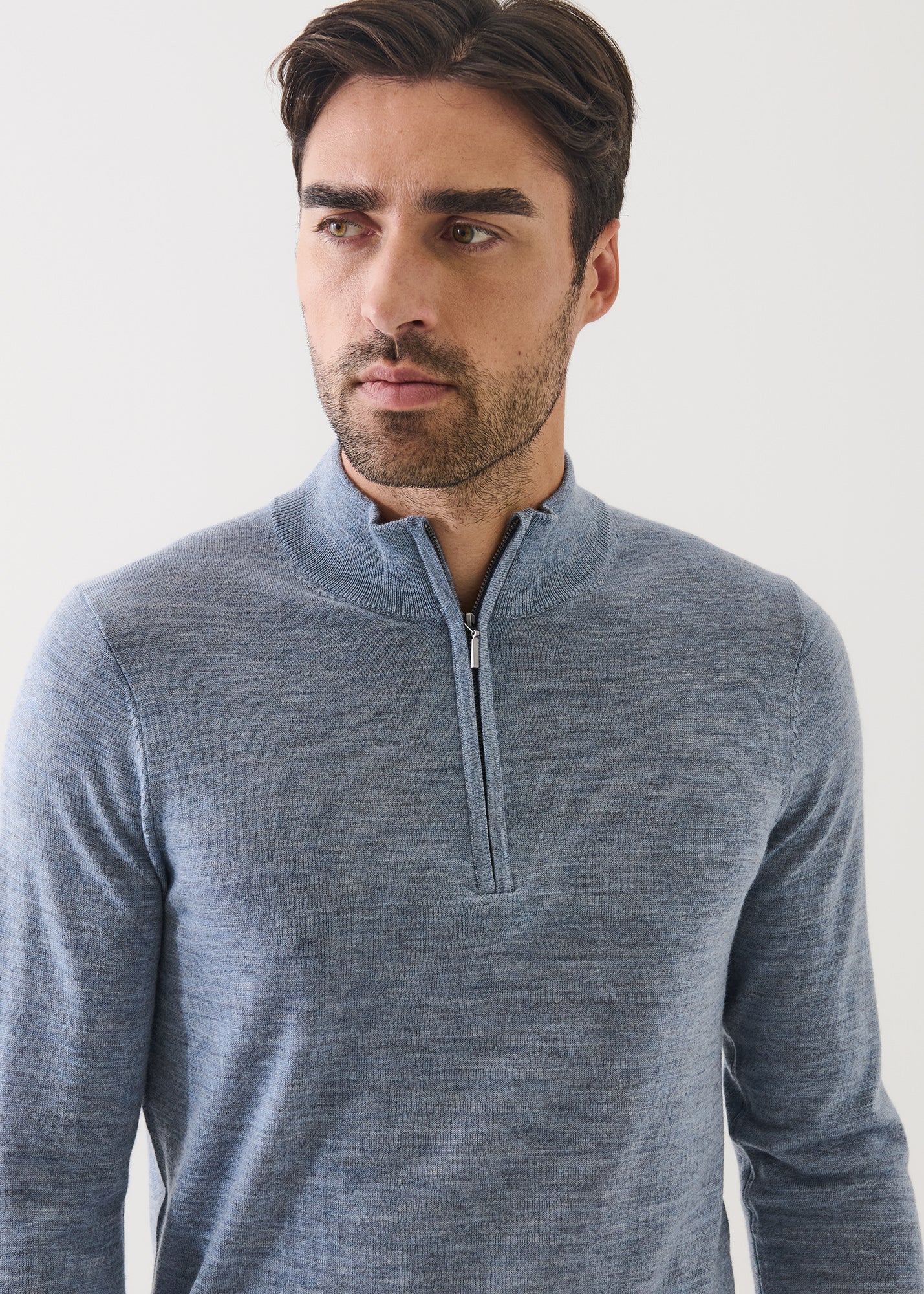 Extra-Fine Merino Quarter Zip