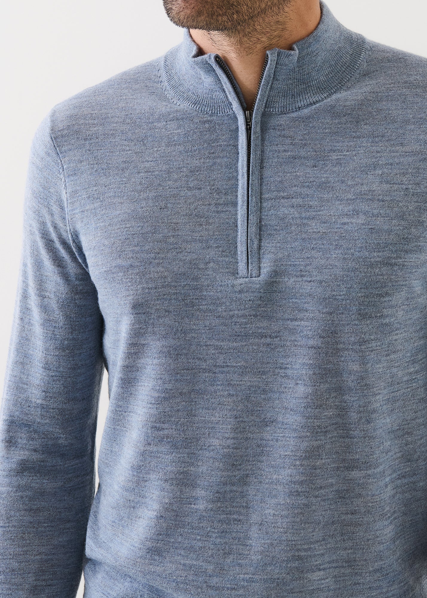 Extra-Fine Merino Quarter Zip