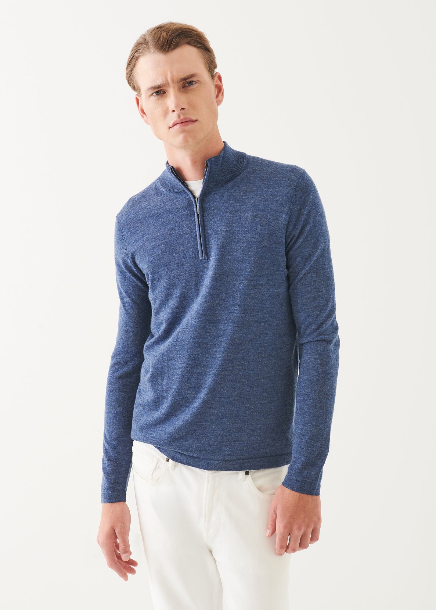 Extra-Fine Merino Quarter Zip - PATRICK ASSARAF